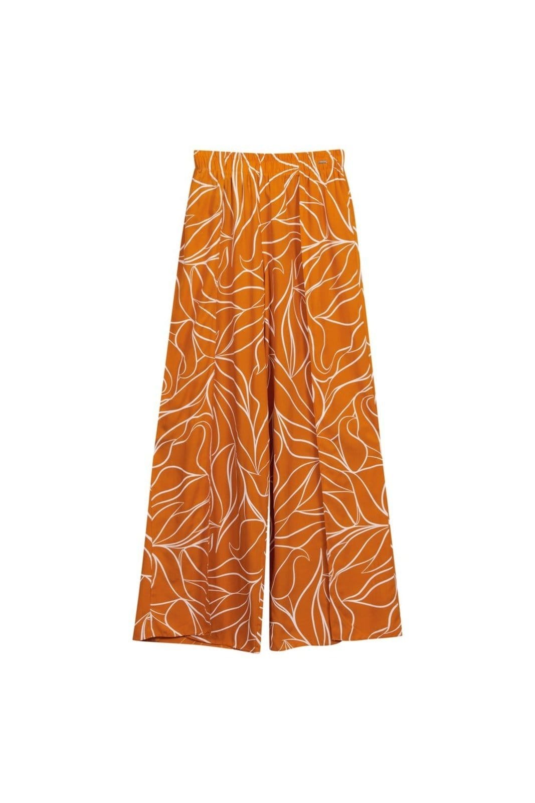 Vista 2 Calça Feminina Pantalona Marialícia Marialícia laranja