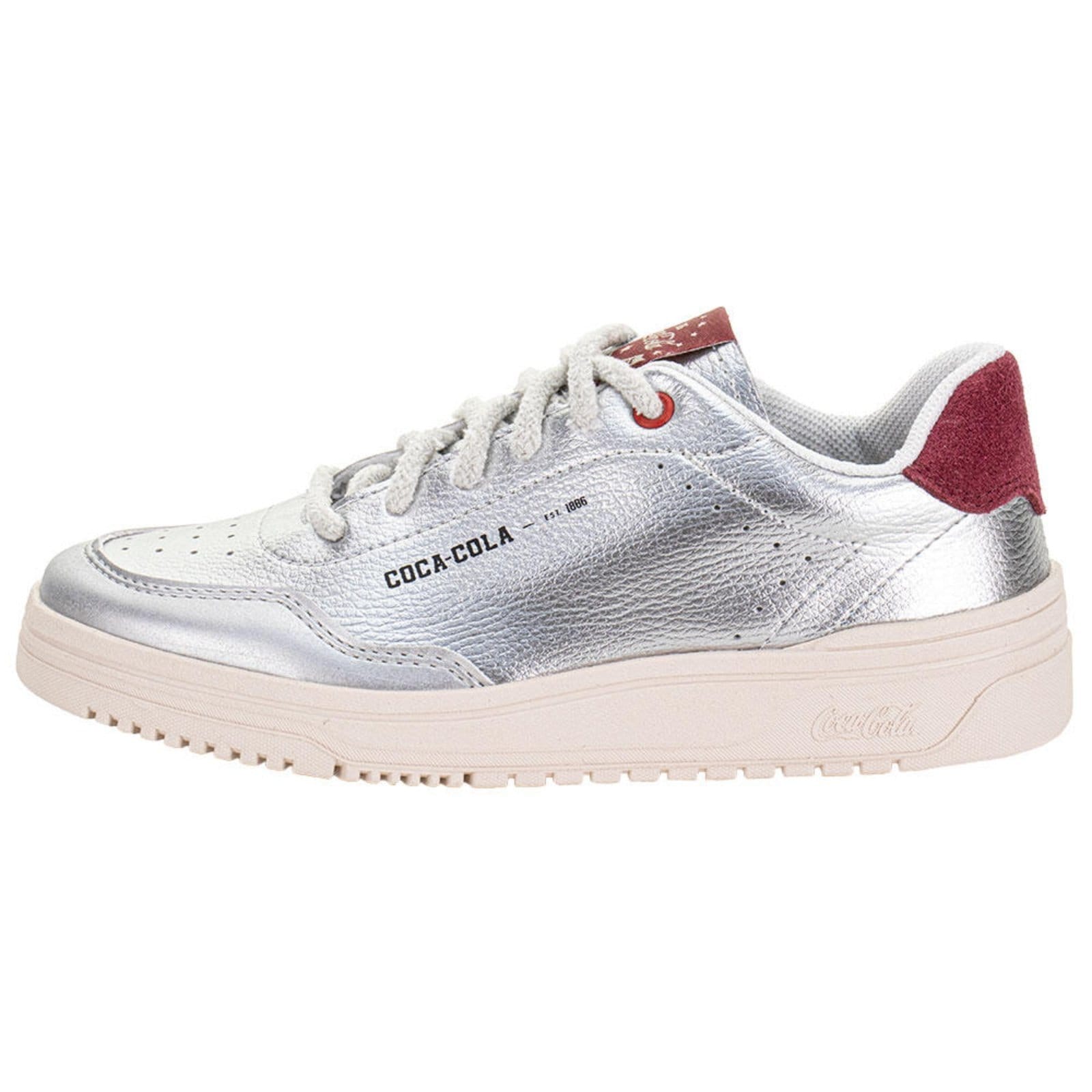 Vista 2 Tênis Feminino Charm Town Coca-Cola Cc2497 5372497 Coca-Cola prata