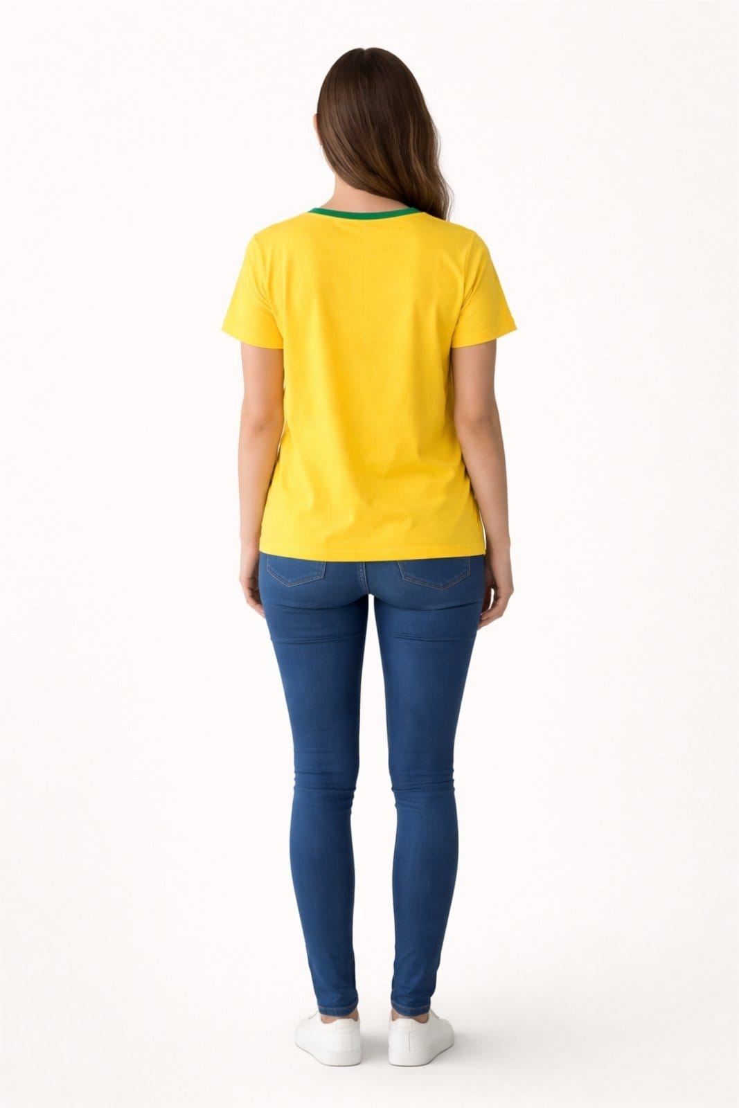 Camiseta D Bell Outlet Fashion Estampa Brasil Amarela - 2