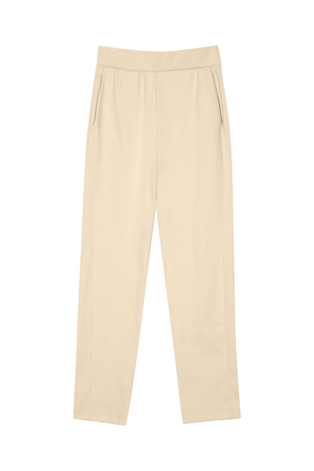 Vista 2 Calça Feminina Moletom Marialícia Marialícia bege