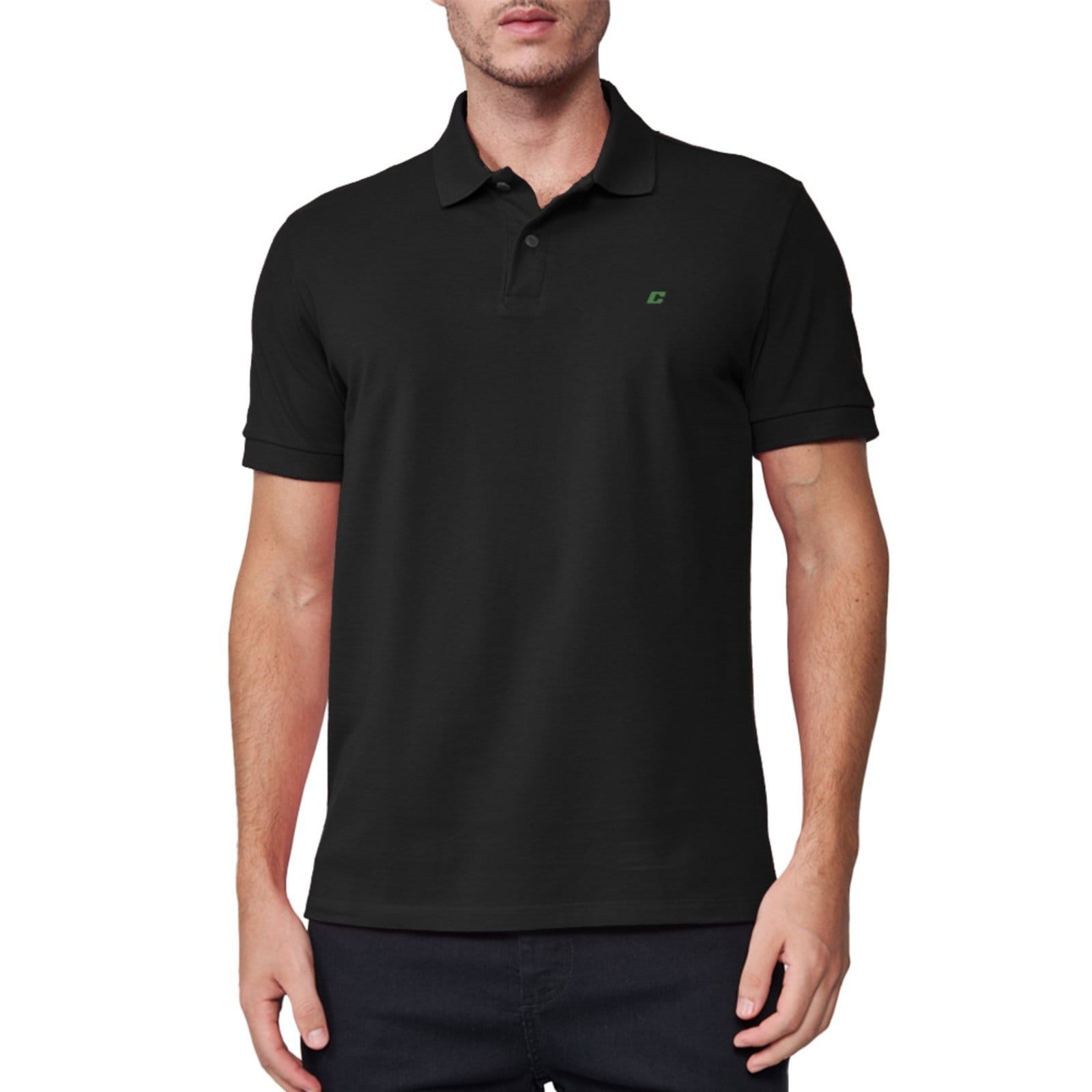 Vista principal Camisa Polo Colcci Logo Pr25 Masculino Colcci preto