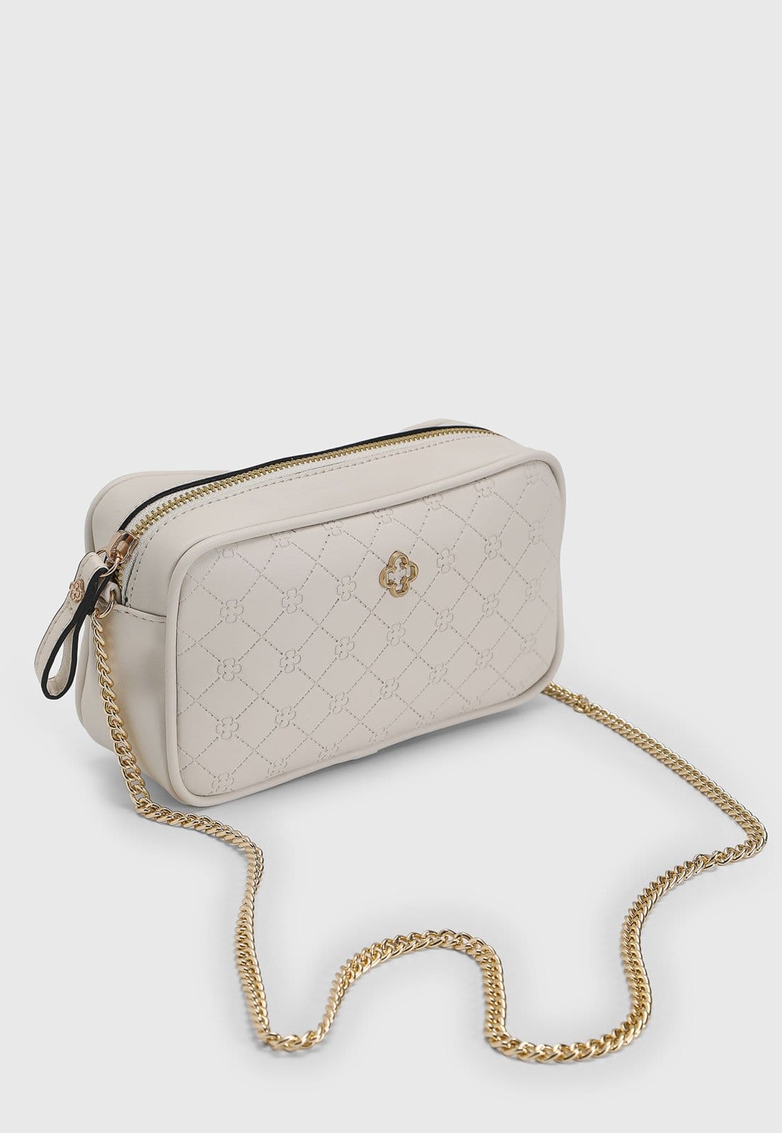 Vista 2 Bolsa Feminina Capodarte Matelassada Off-White Capodarte off-white white