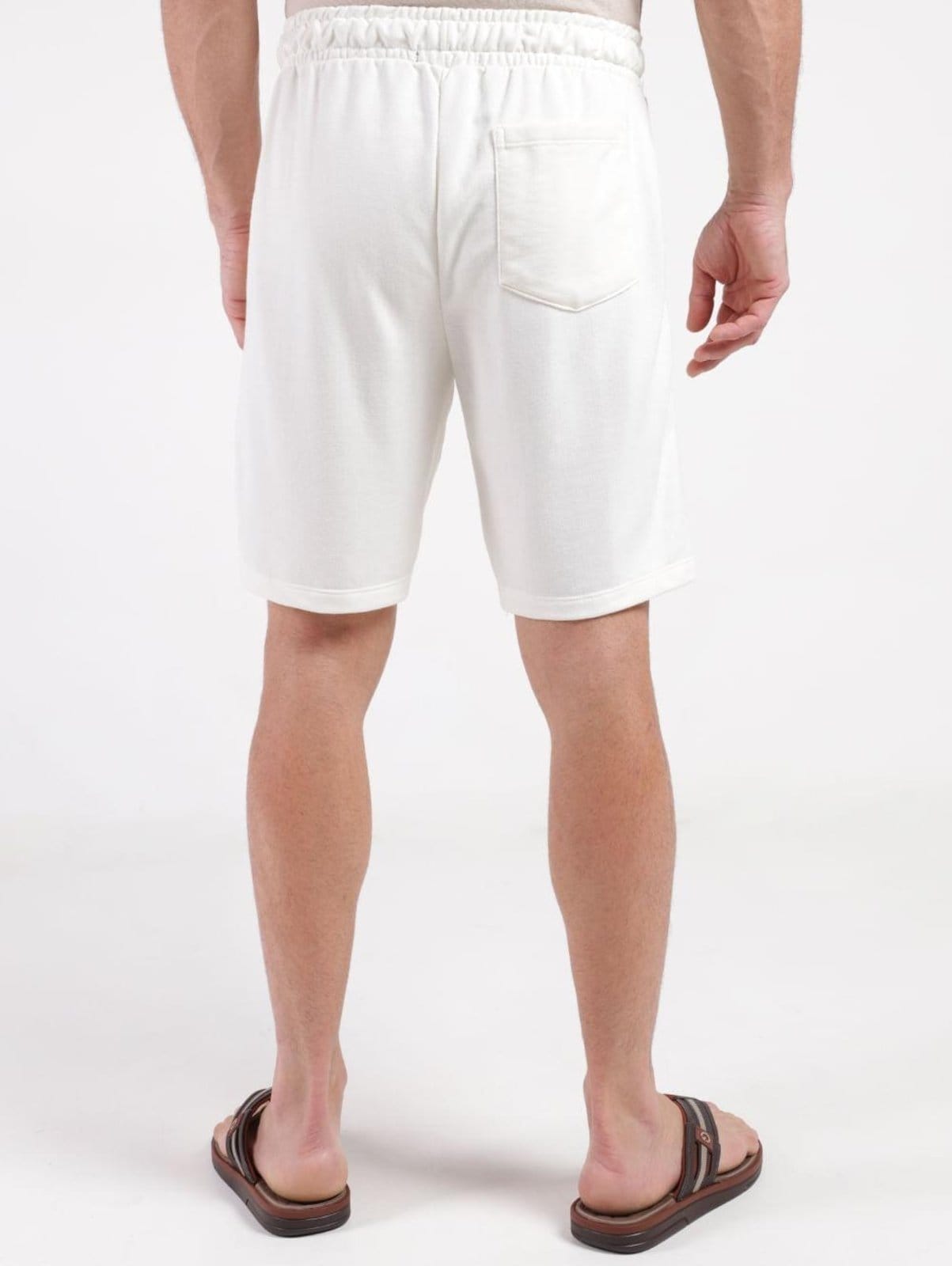 Vista 2 Bermuda Malha Elétron Masculina AREIA Elétron amarelo