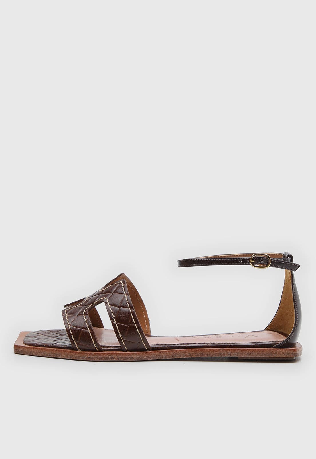 Rasteira Fechada Feminina Vicenza Bico Quadrado