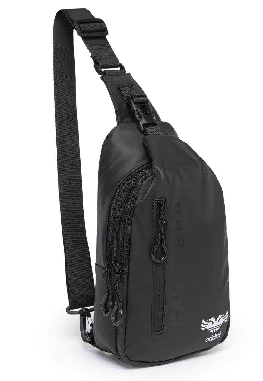 Vista 2 Shoulder Bag Feminina Cavalera Resistente Passeio Viagem entrada USB Cavalera preto