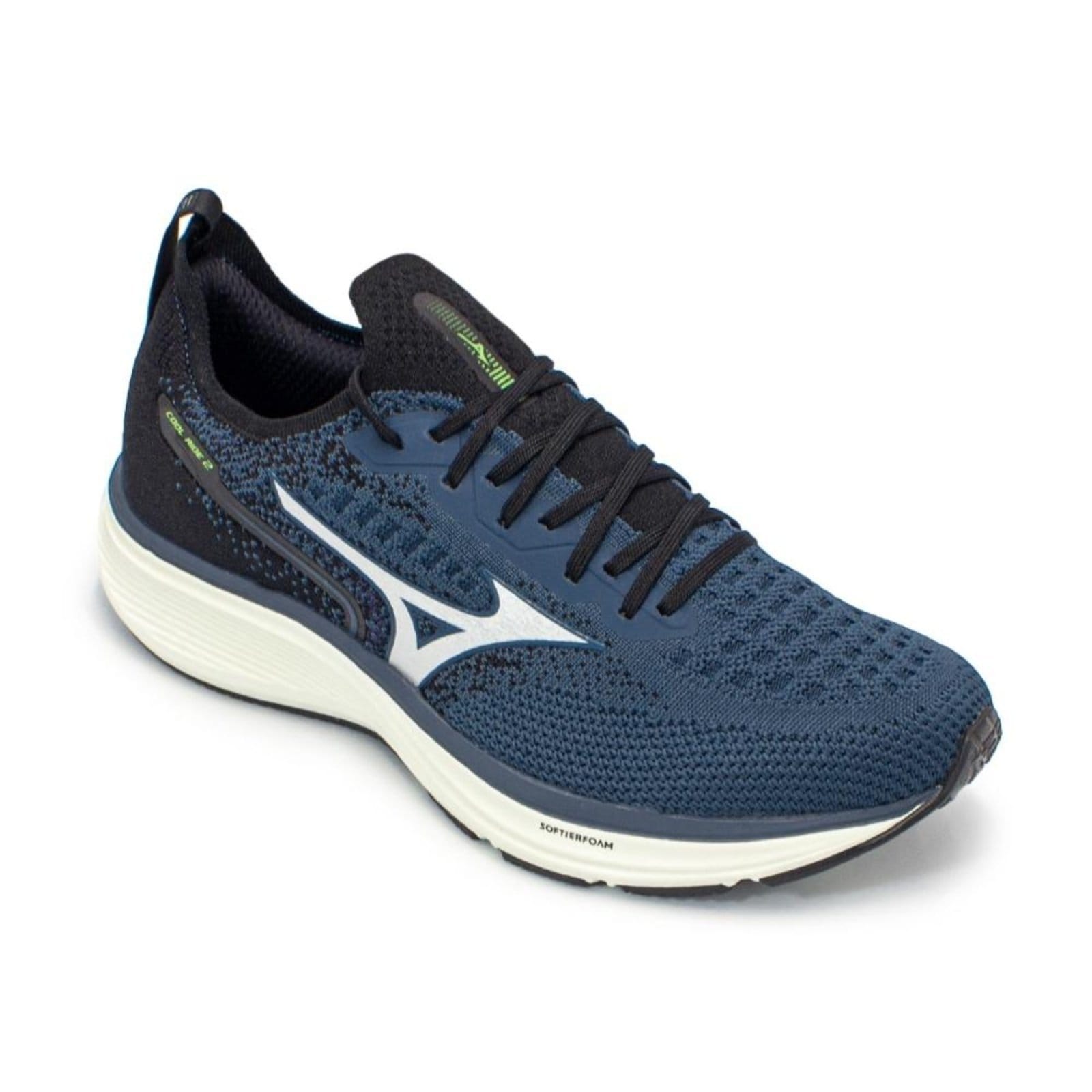 Vista 2 Tênis Mizuno Masculino Cool Ride 2 Corrida Mizuno preto
