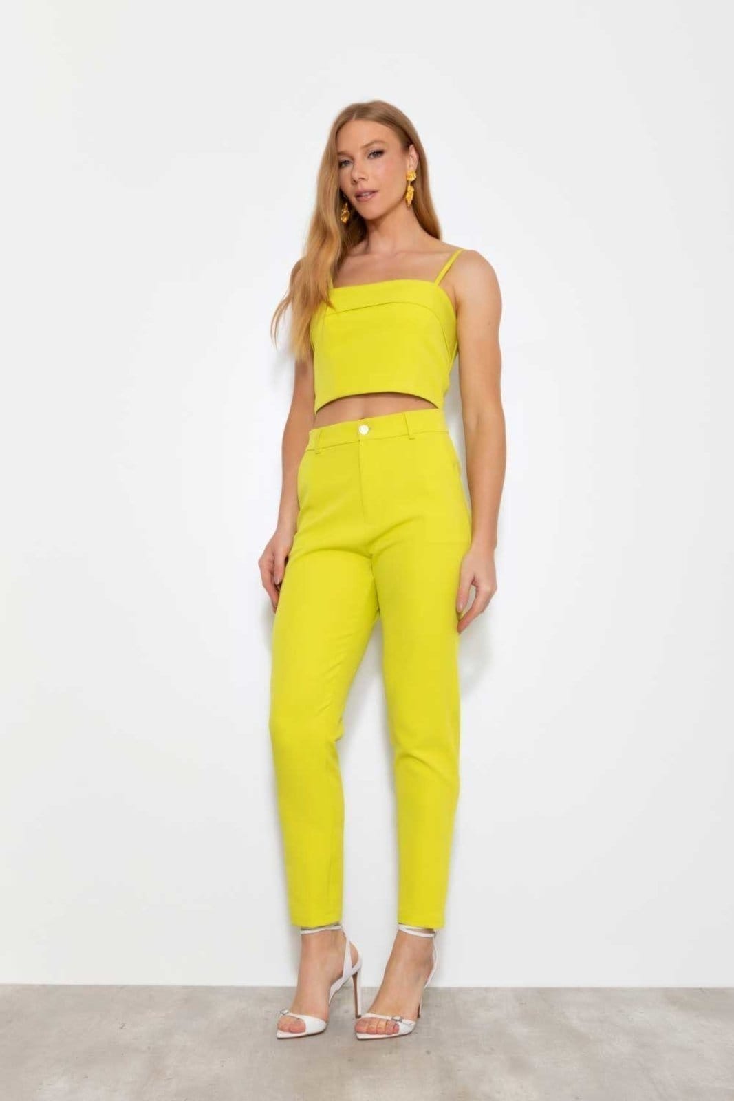 Calça Vanibele Alfaiataria Limão