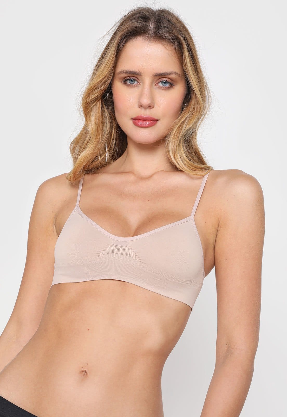 Vista principal Top Lupo Loba Liso Lupo bege