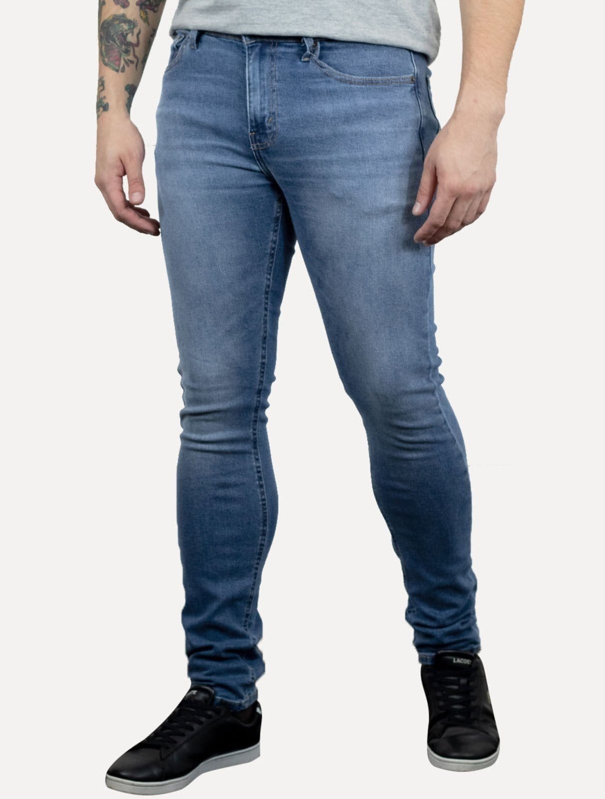 Calça Levis Jeans Masculina 510 Skinny Washed Médio