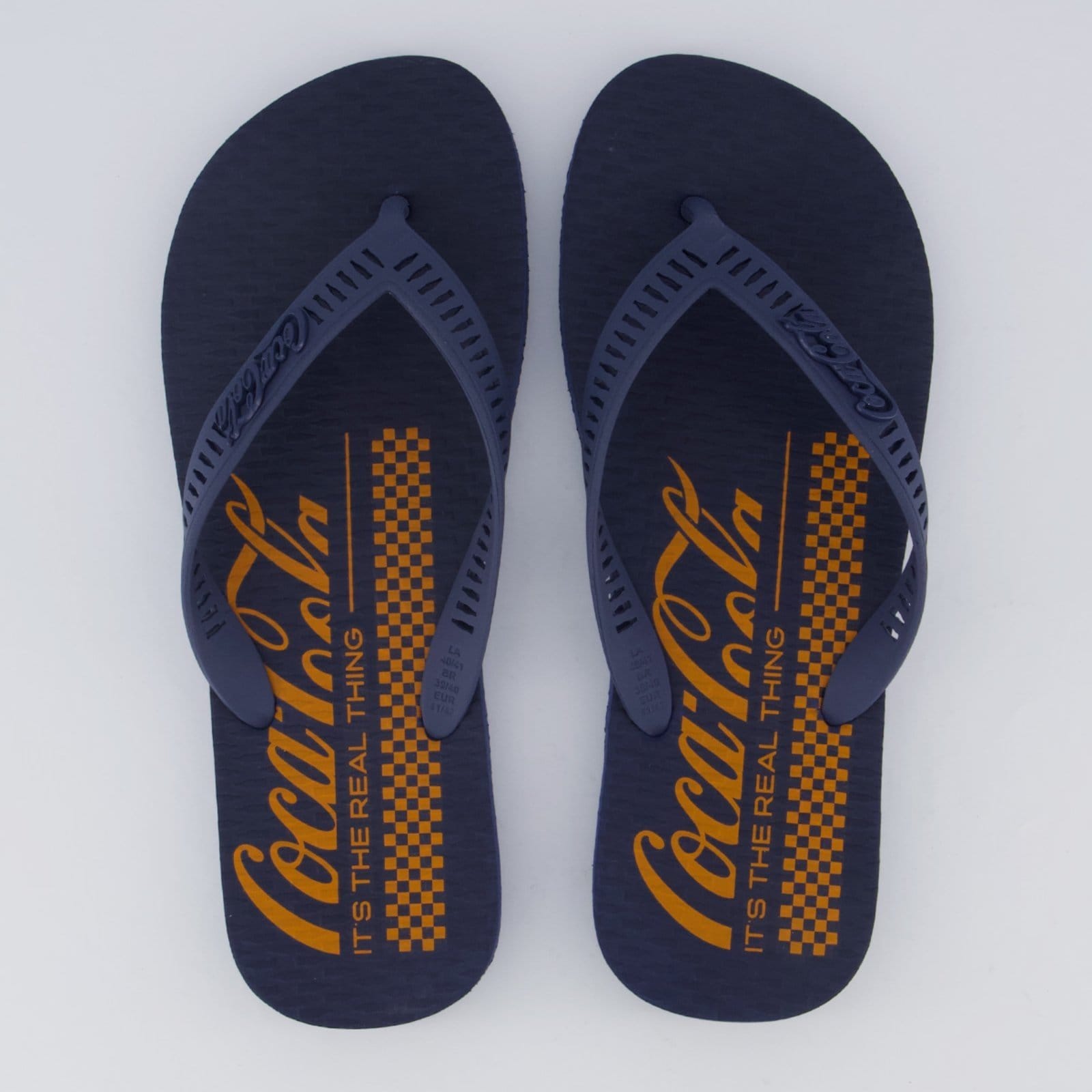 Vista principal Chinelo Coca Cola Grid Marinho Coca-Cola azul marinho