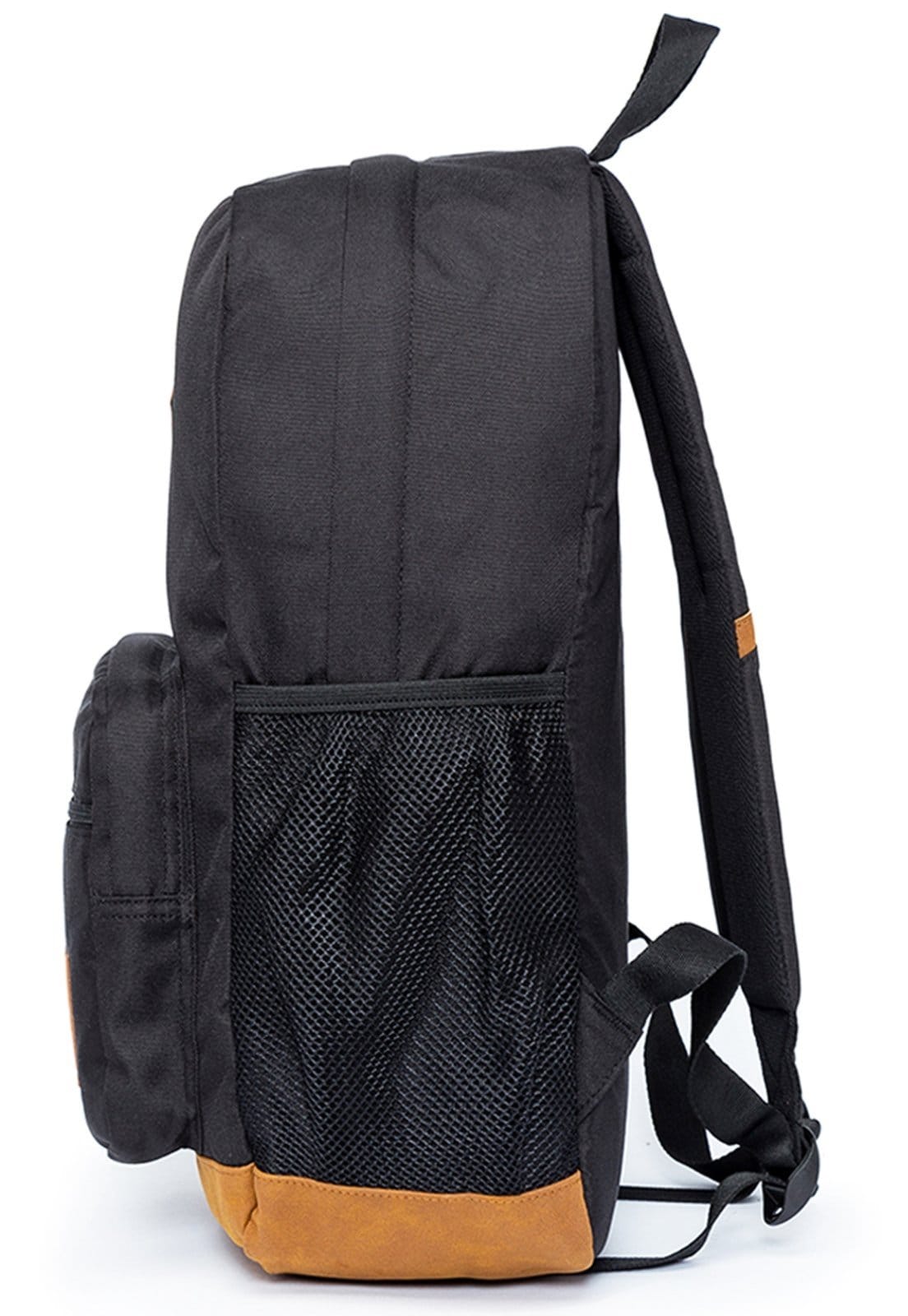 Vista 2 Mochila Hang Loose Original Robusta Masculina Ampla Hang Loose marrom/preto