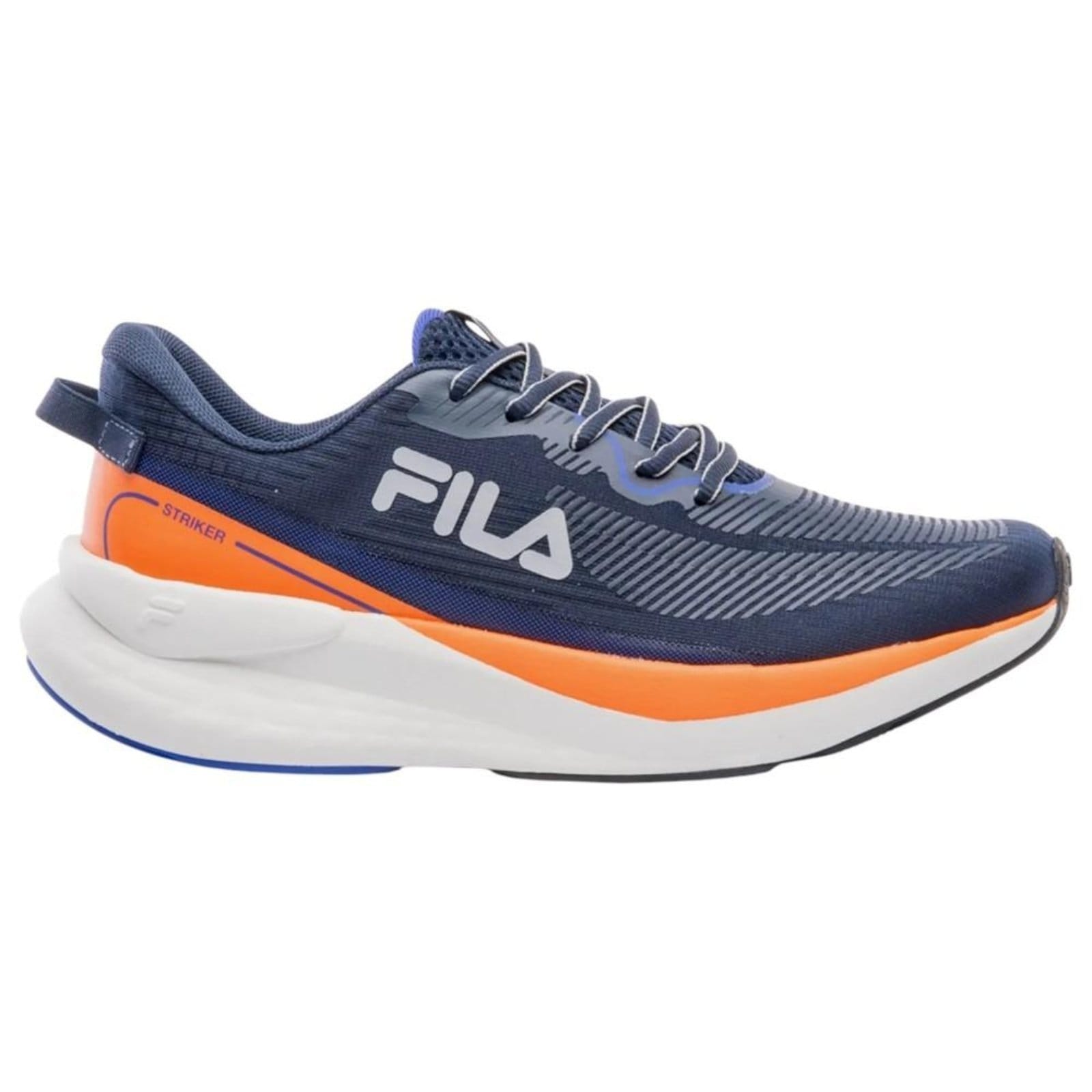 Vista principal Tênis Fila Striker Masculino Marinho Têxtil Fila azul