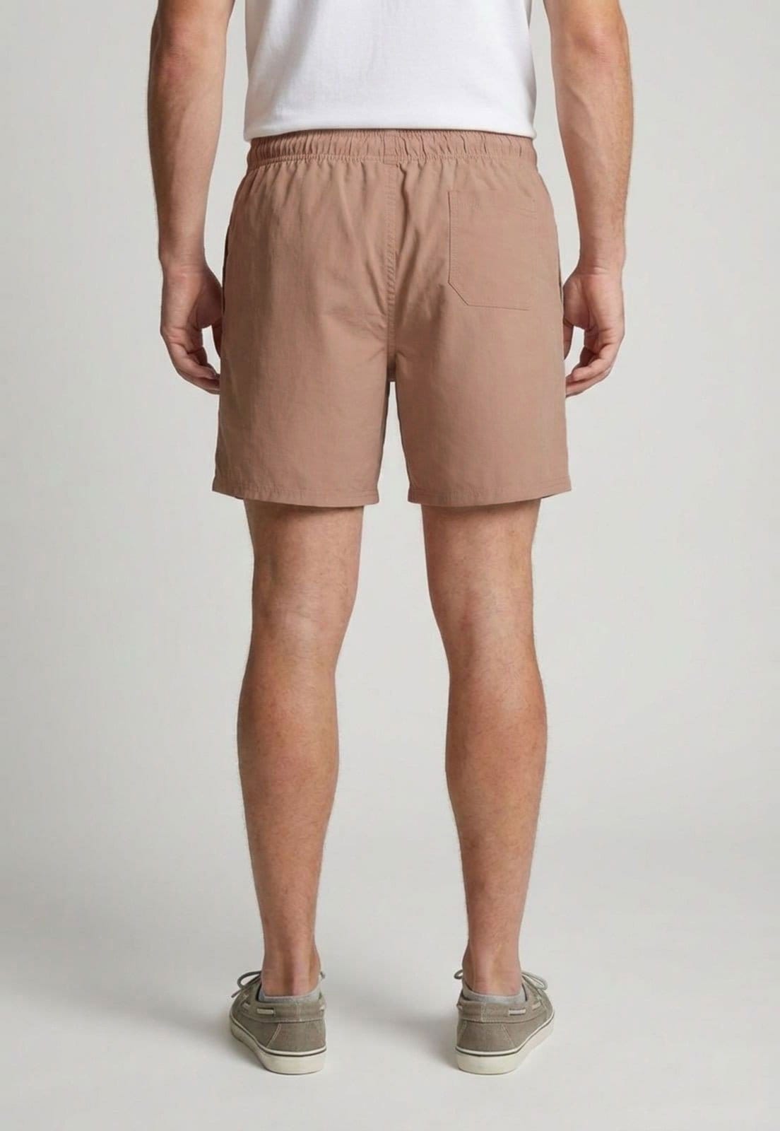 Vista 2 Shorts Masculino Aeropostale Bolso Traseiro Areia Aeropostale marrom