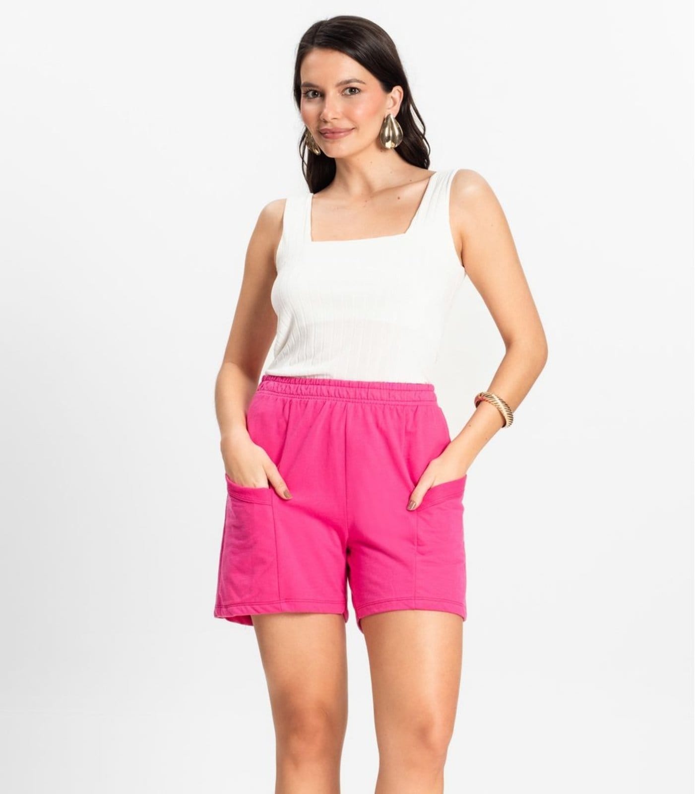Shorts Feminino Moletinho Infinita Cor