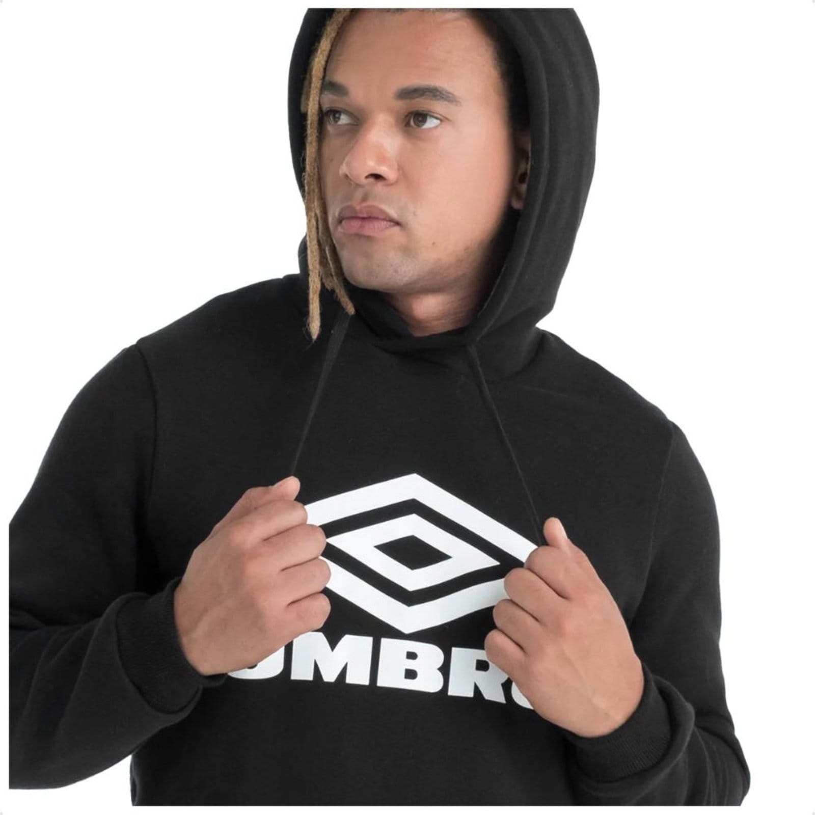 Vista 2 Blusa Moletom Umbro D. Essential Unissex Umbro preto