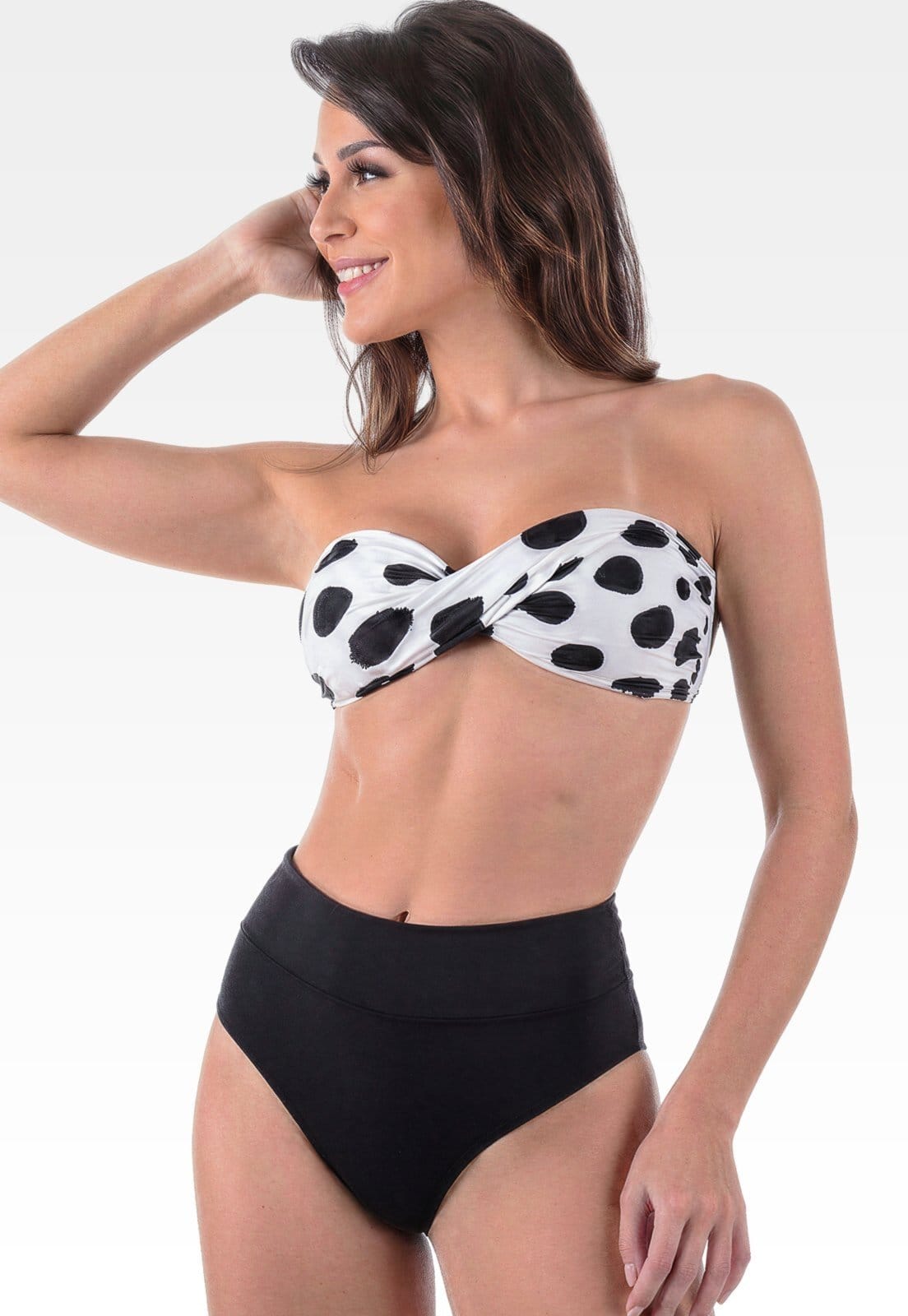 Biquíni Summer Soul Tomara Que Caia Hot Pants Poá