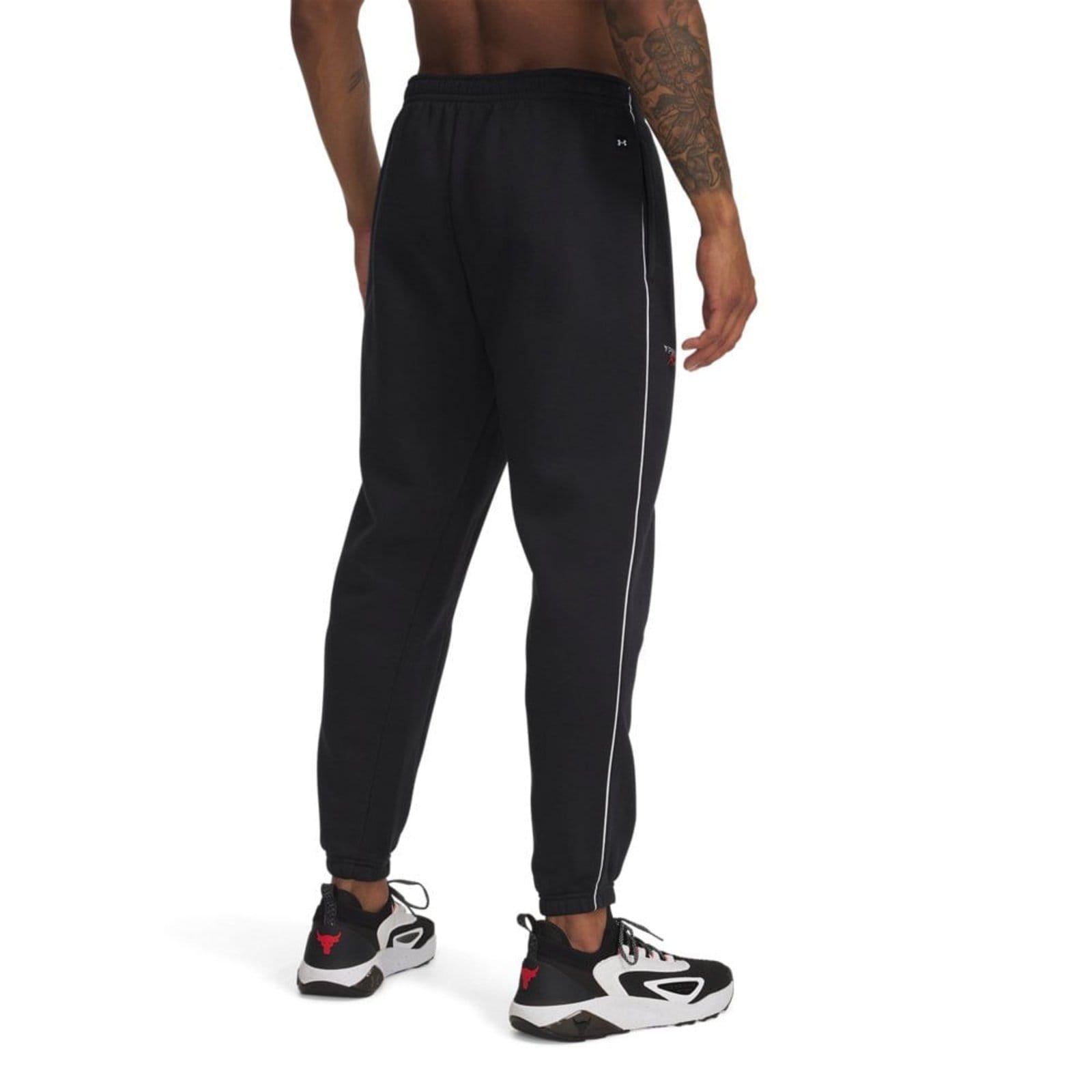 Vista 2 Calça Jogger Under Armour Project Rock Flece Masculino Under Armour preto