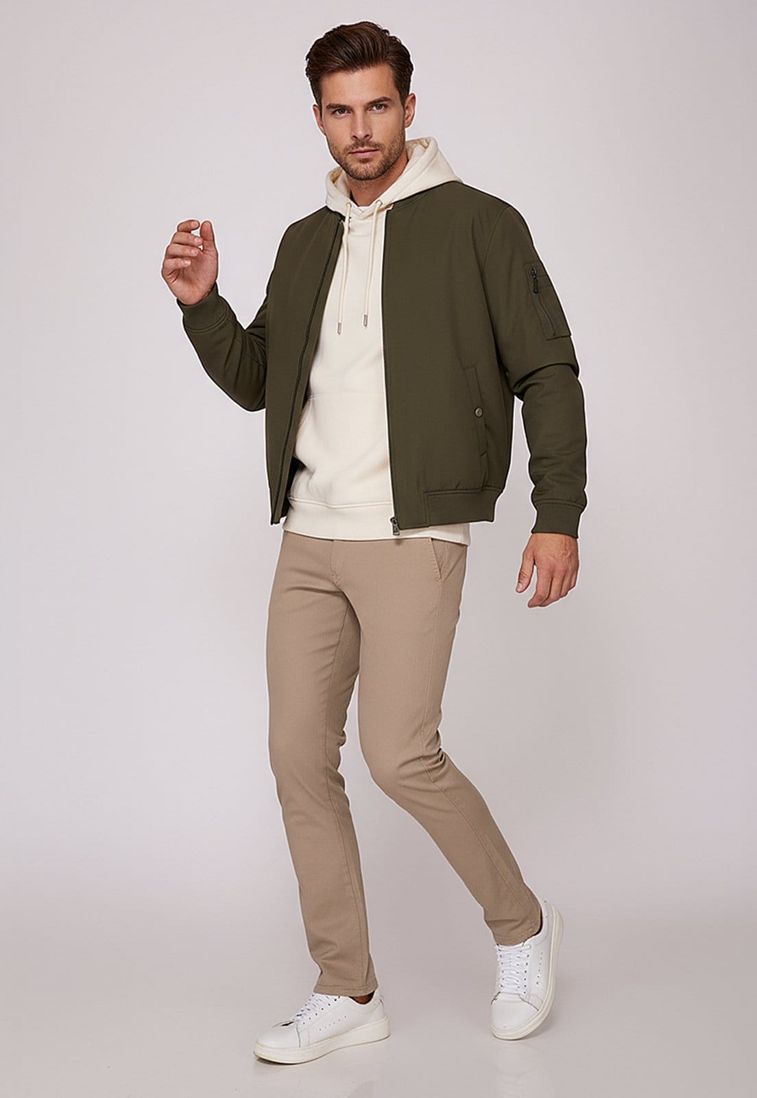 Calça Sarja Slim Fit Masculina Elastano Conforto Estilo e Versatilidade