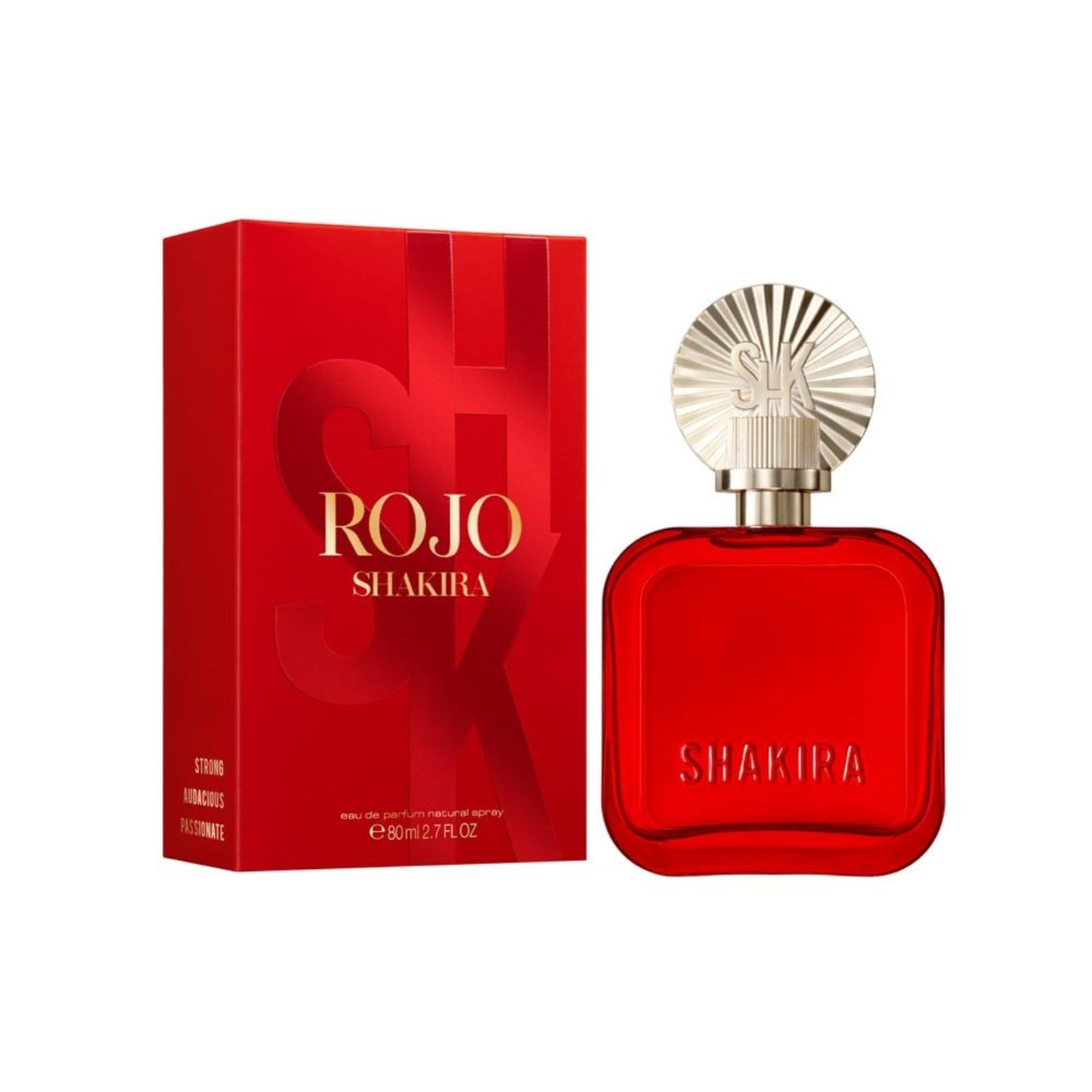 Vista 2 Shakira Rojo Eau de Parfum Perfume Feminino 50ml Shakira incolor rojo