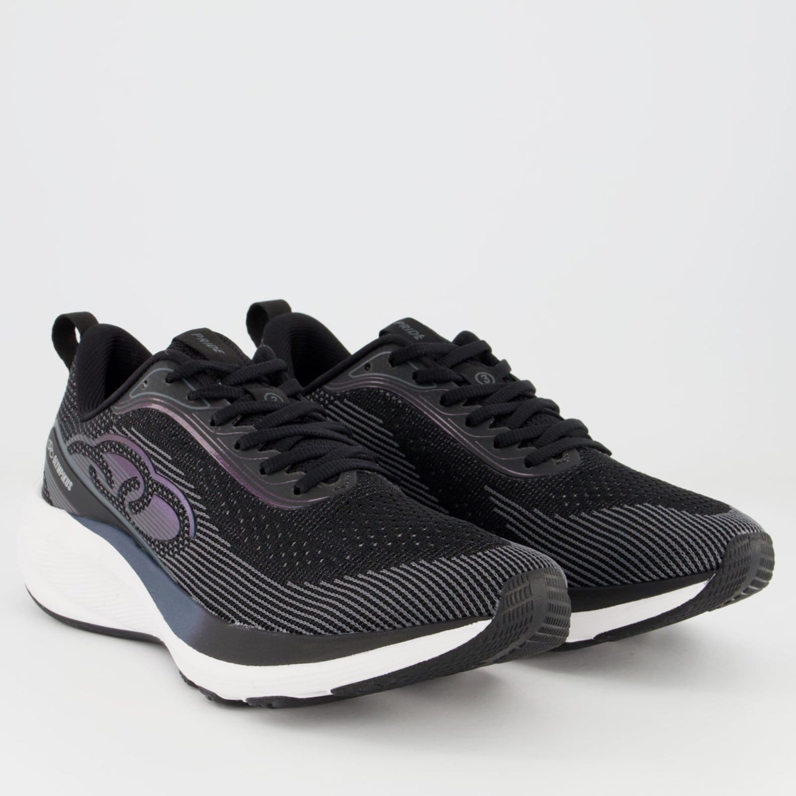 Vista 2 Tênis Olympikus Pride 3 e Cinza OLYMPIKUS preto