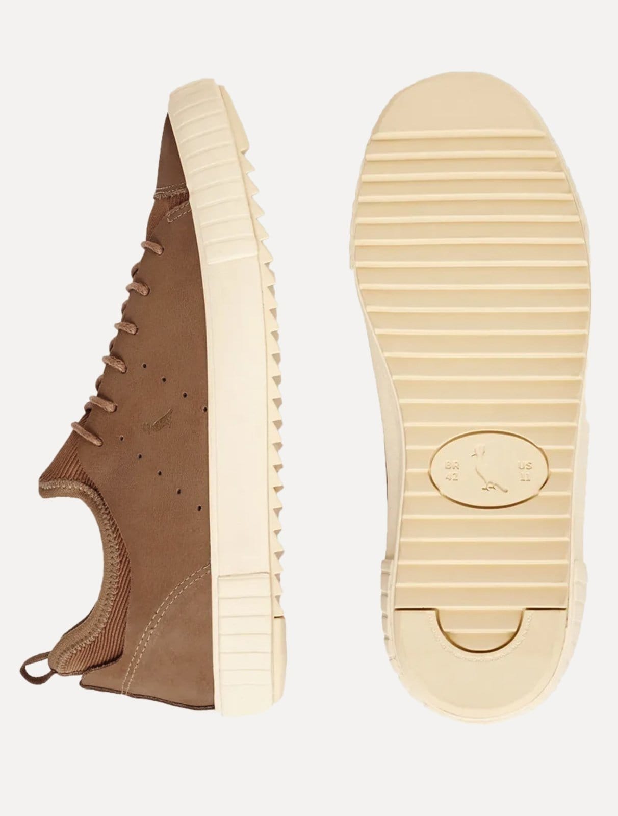 Vista 2 Tênis Reserva Masculino Couro RSV Astral #222 Reserva caramelo