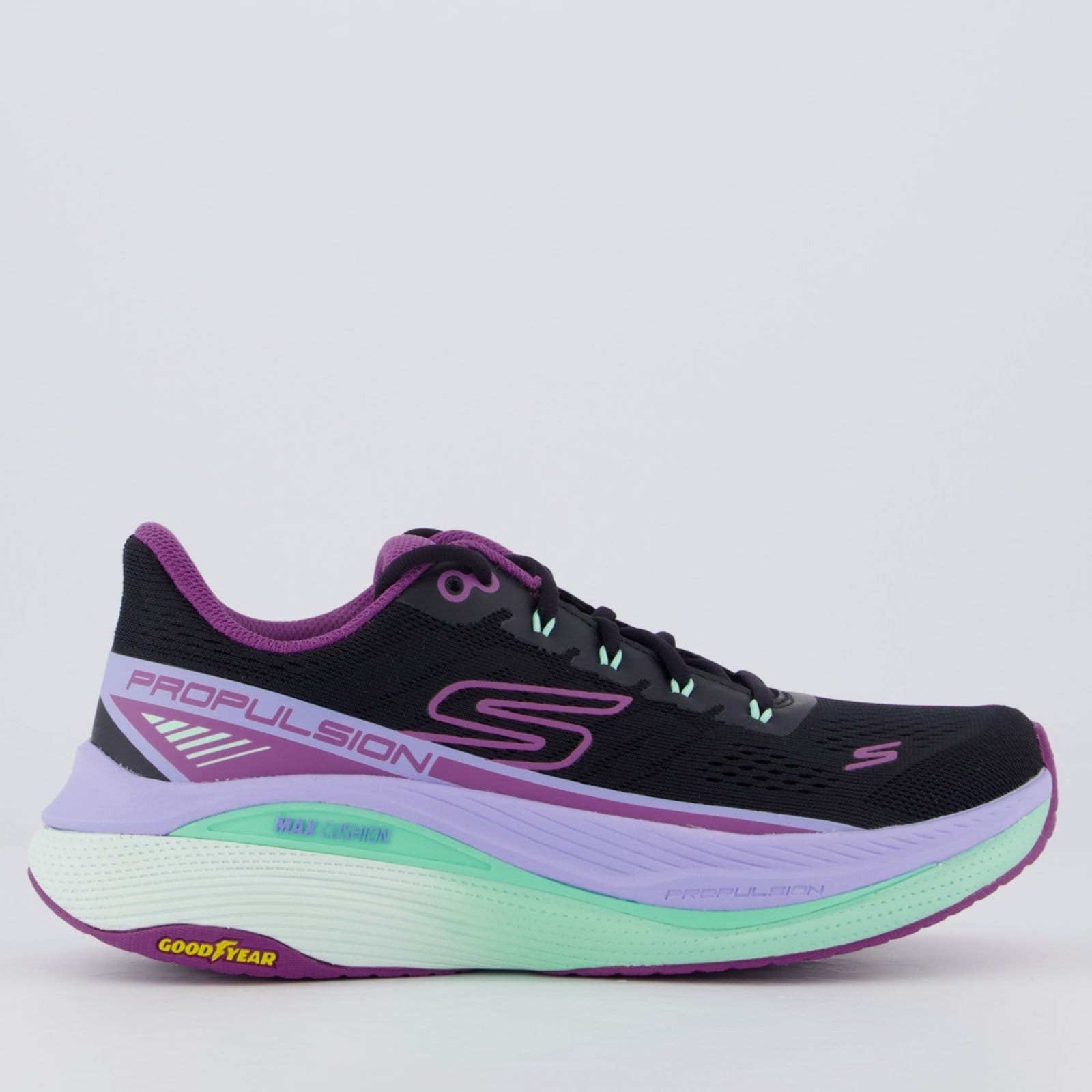 Tênis Skechers Max Cushioning Propulsion Feminino Roxo