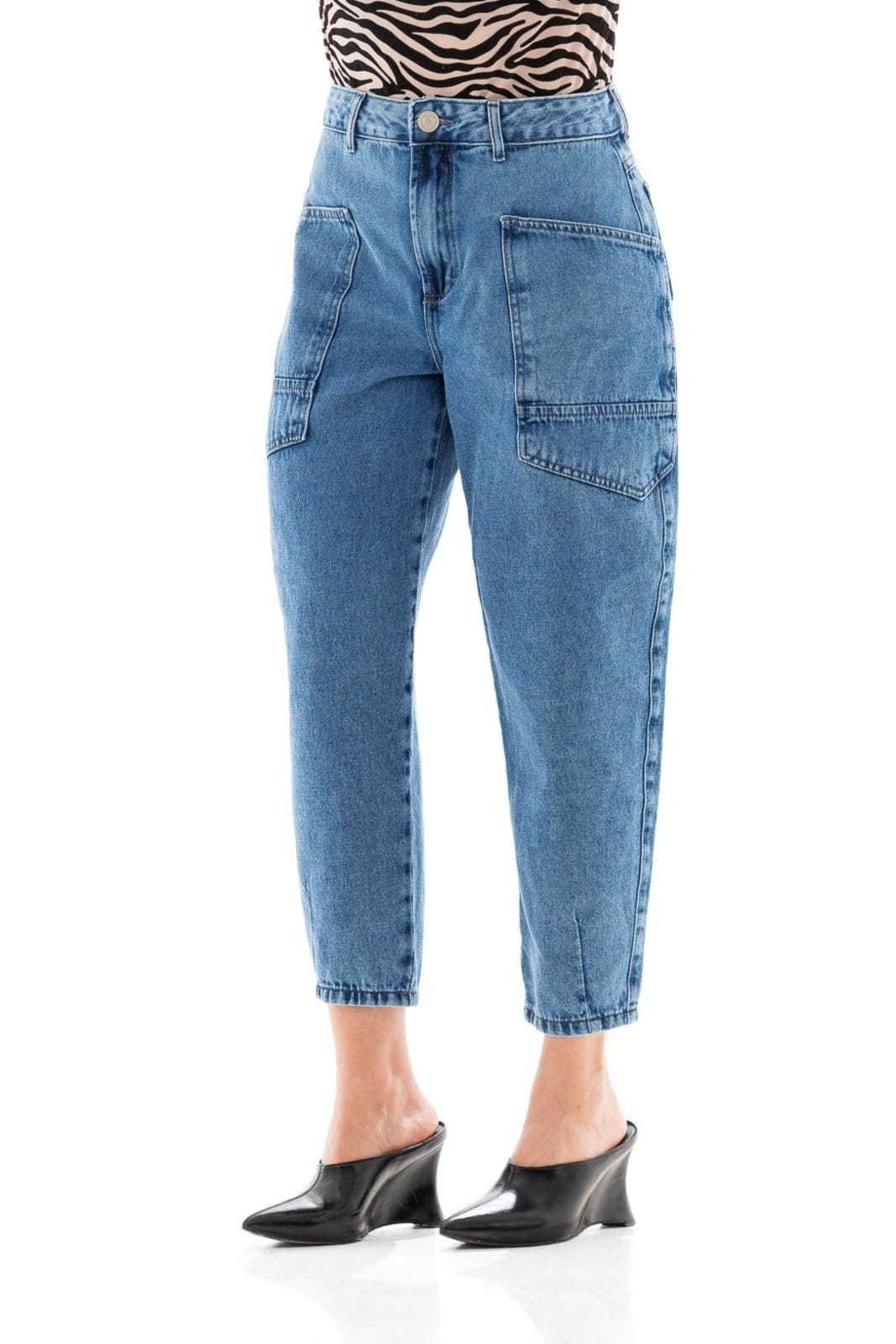 Calça Jeans Feminina Arauto Balloon