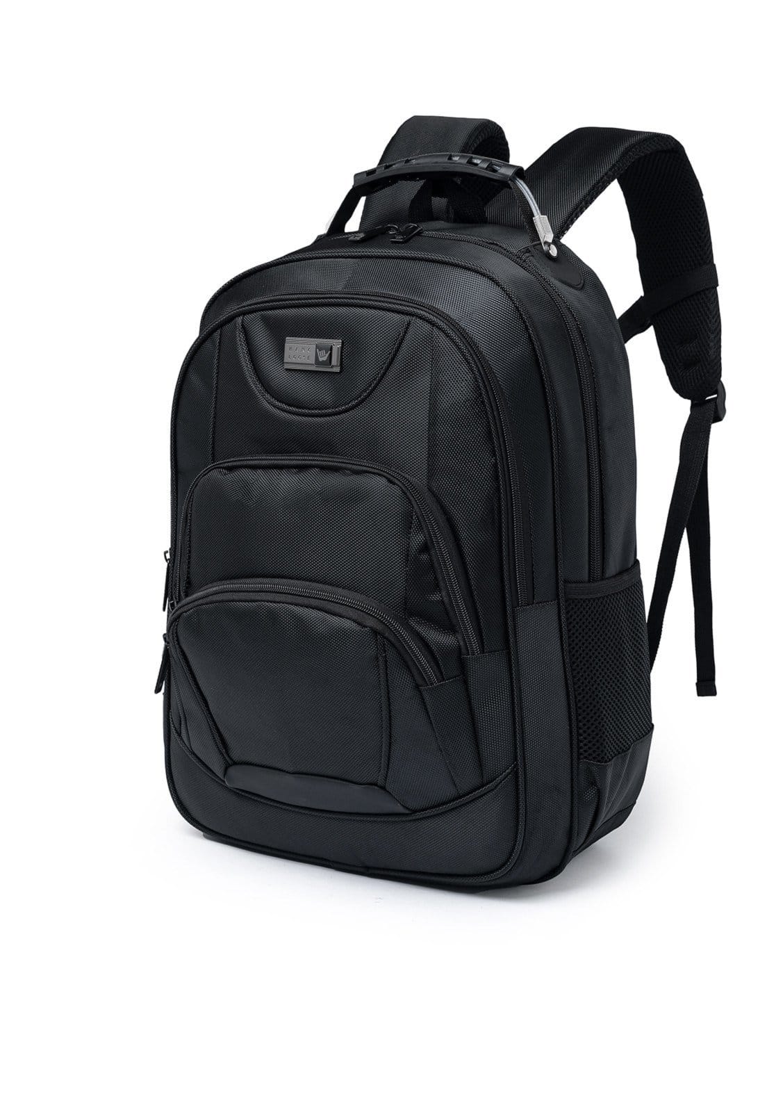 Vista 2 Mochila Executiva Hang Loose Bolsa Masculina Notebook Hang Loose preto