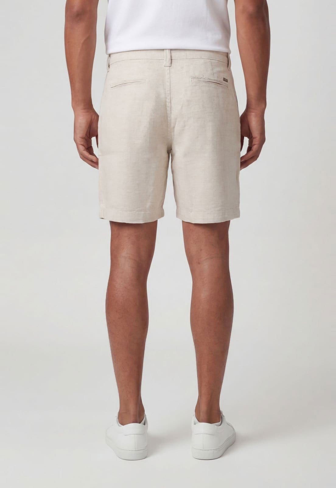 Vista 2 Shorts Masculino Colcci Texturizado Colcci bege