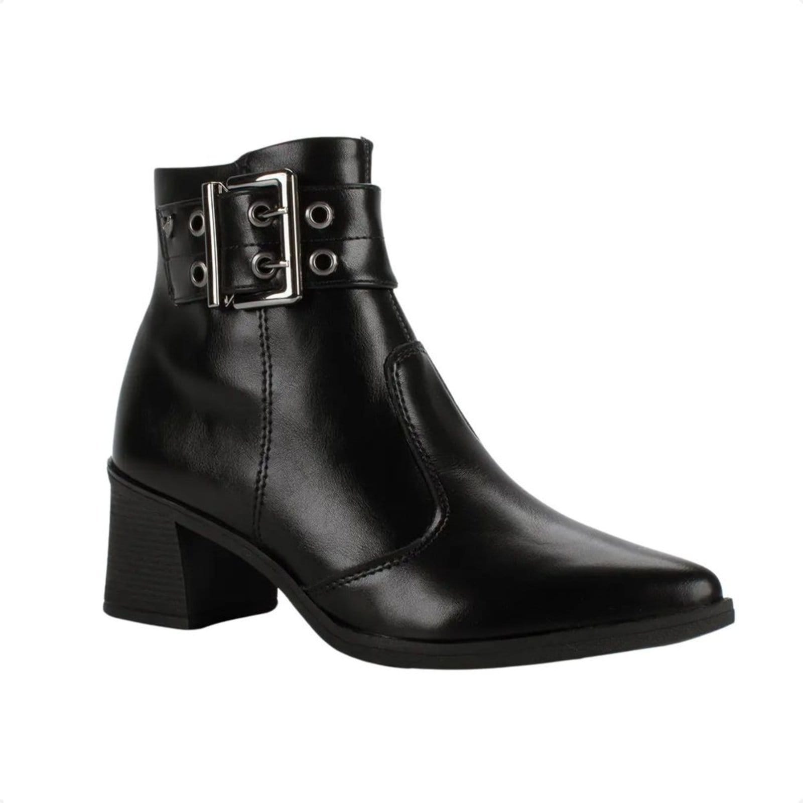 Vista 2 Bota Feminina Cano Curto Mississipi Preta MISSISSIPI preto