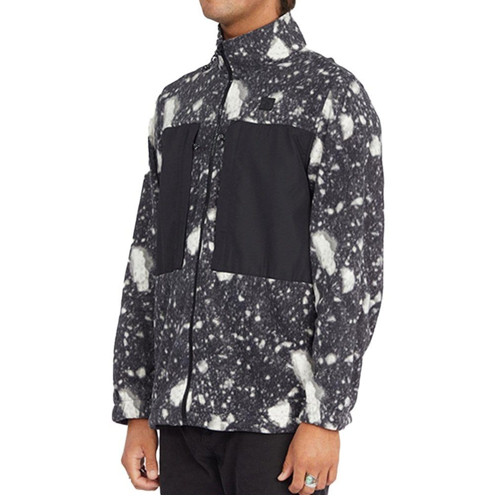 Vista 2 Moletom Billabong Aberto Canyon Zip Mock Masculino Billabong preto