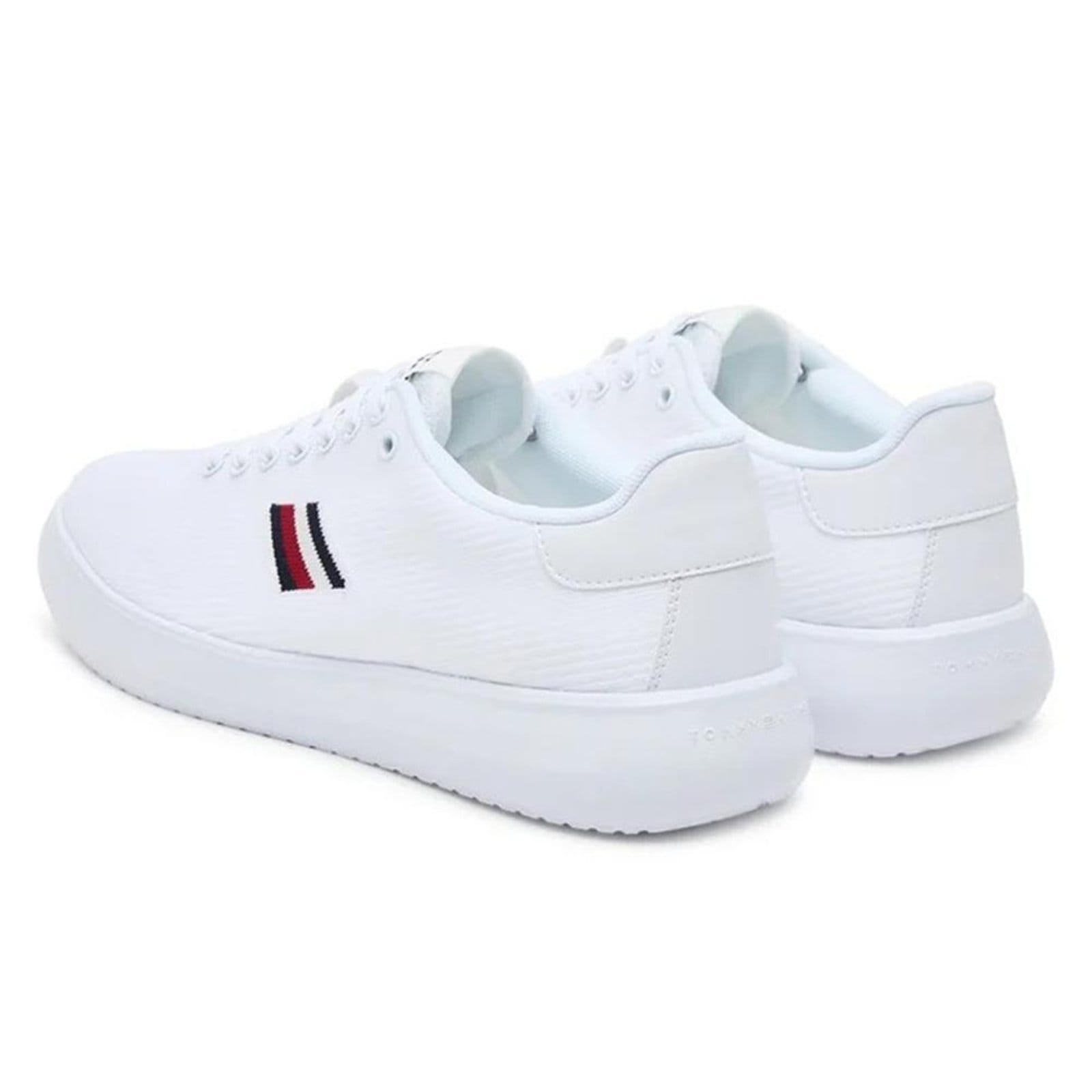 Vista 2 Tênis Tommy Hilfiger Modern Lightcup Knit Masculino White Tommy Hilfiger branco white