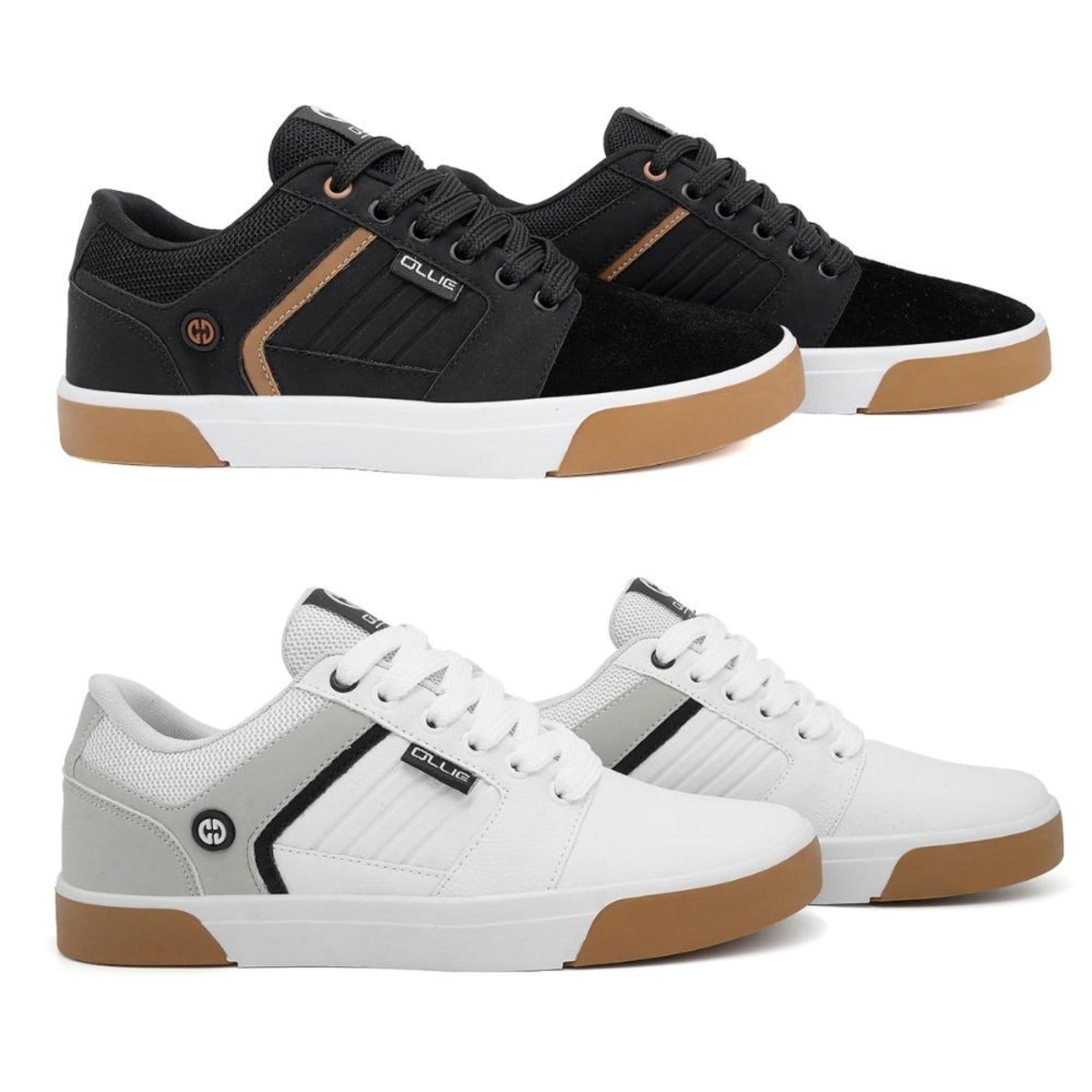 Vista principal Kit 2 Tênis Street Ollie Masculino Monster Conforto Ollie preto