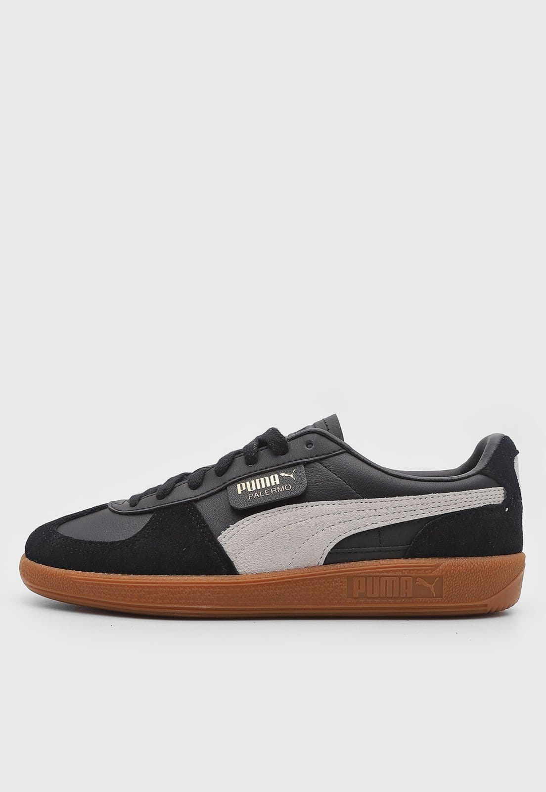 Vista principal Tênis Puma Palermo Lth Puma preto