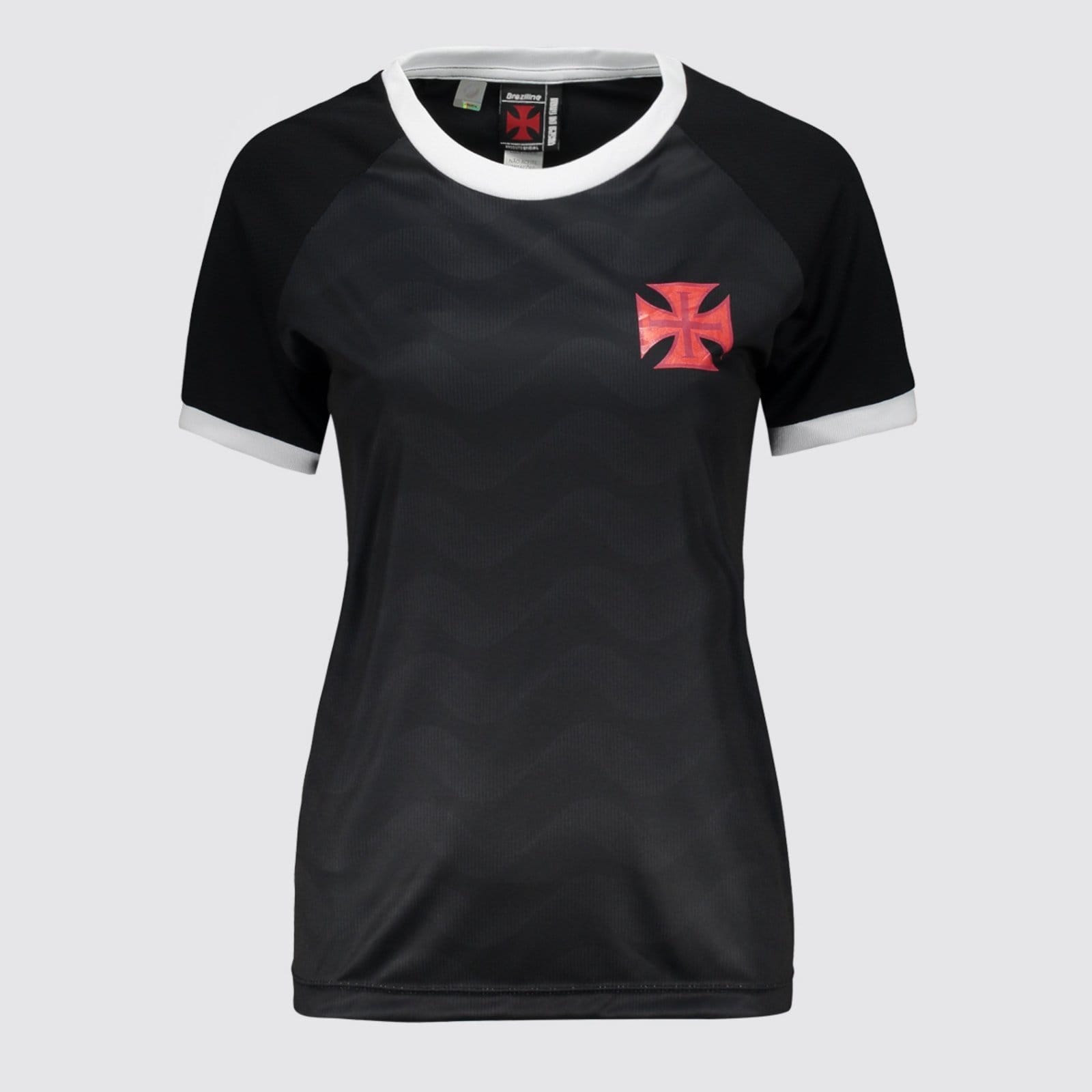 Camisa Vasco Rugido Feminina Preta