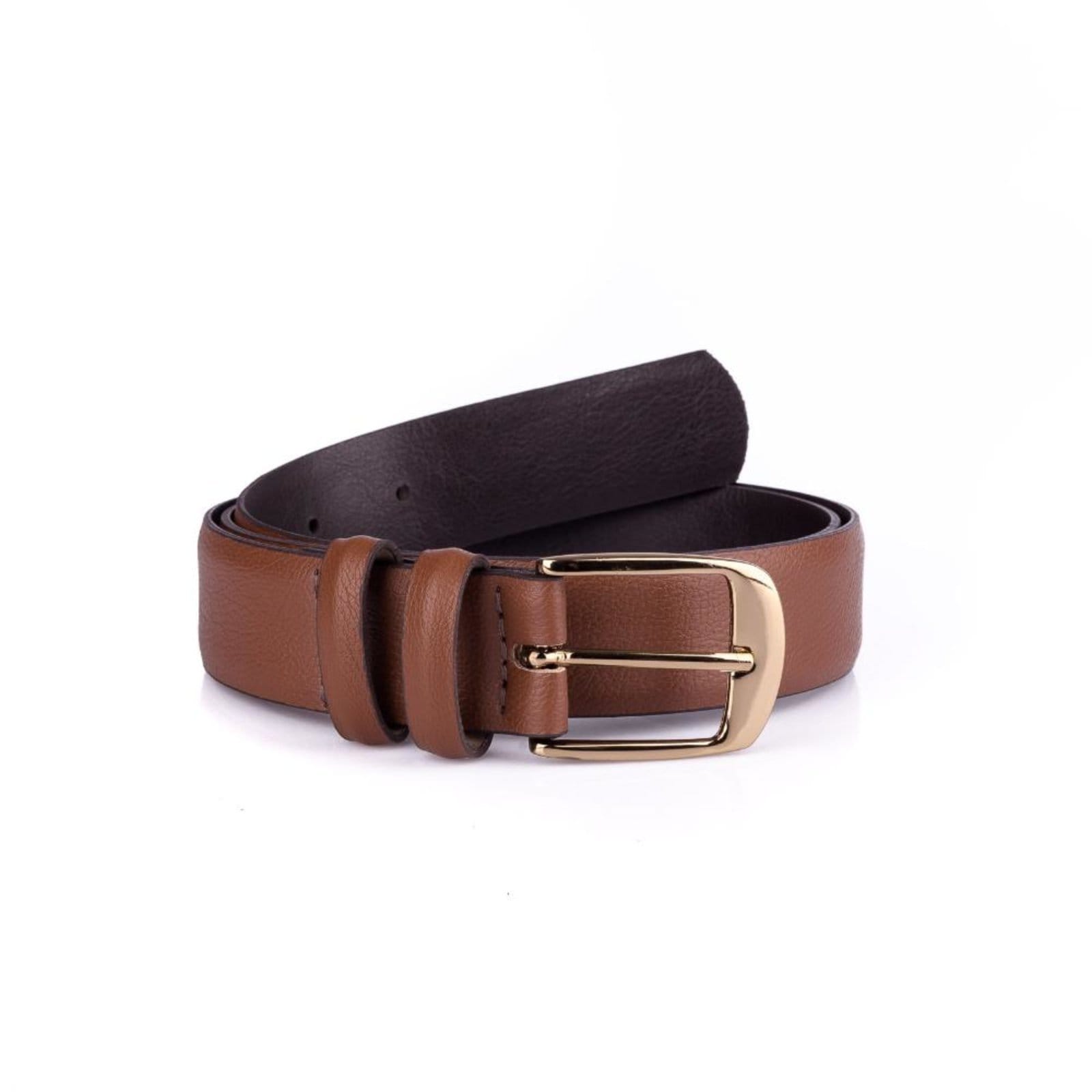 Vista principal Cinto Feminino Largo De Couro Thalia Andrea Vinci marrom