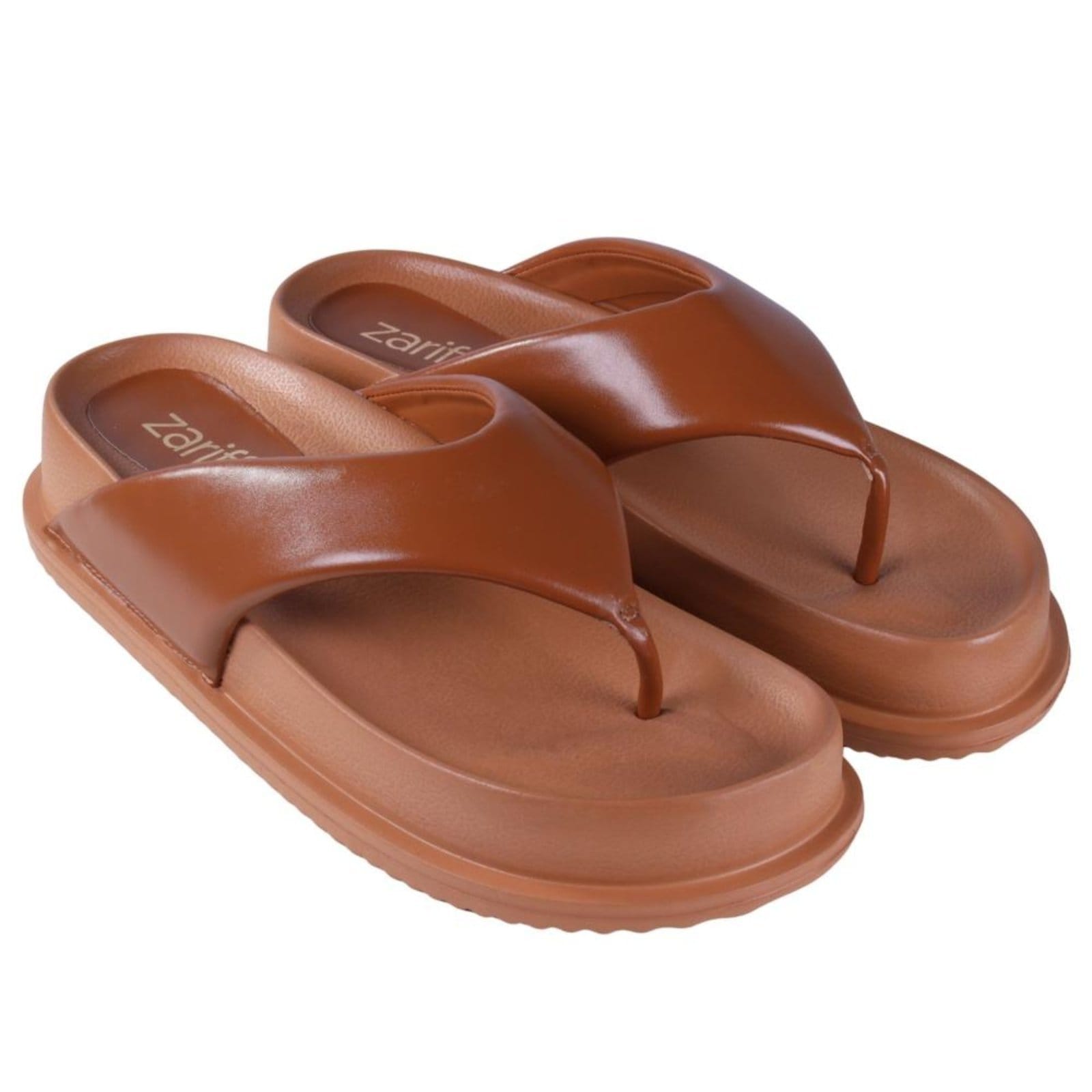 Vista 2 Sandália Papete Feminina Zariff 1550030252 Ambar Zariff incolor