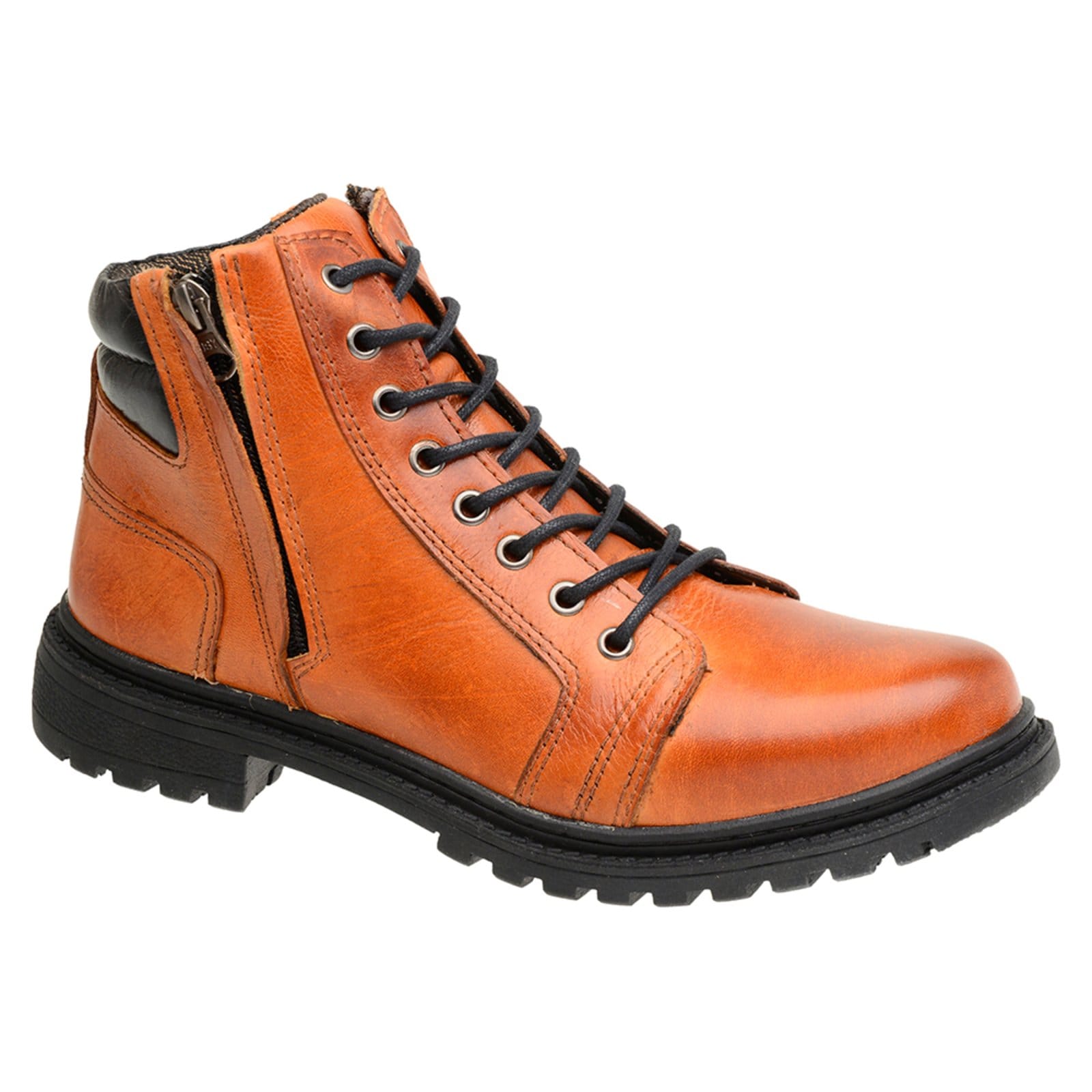 Bota Couro Accona Whisky Masculina Dois Zíperes 2484403W