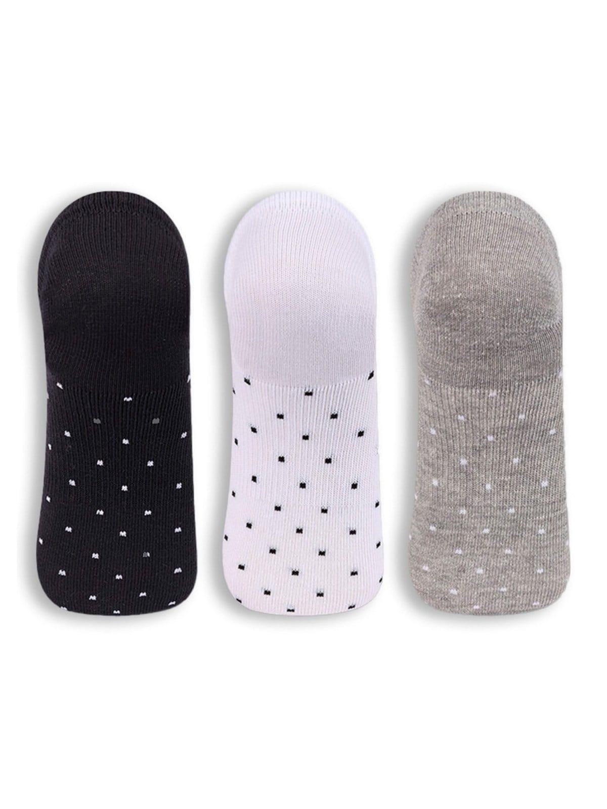 Vista 2 Kit 3 Pares de Meias Invisível Lupo preto