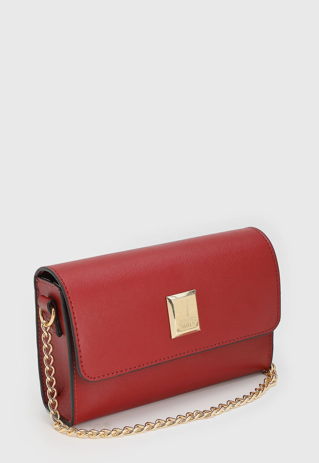 Vista 2 Bolsa Feminina Vizzano Alça Corrente Vermelha VIZZANO vermelho