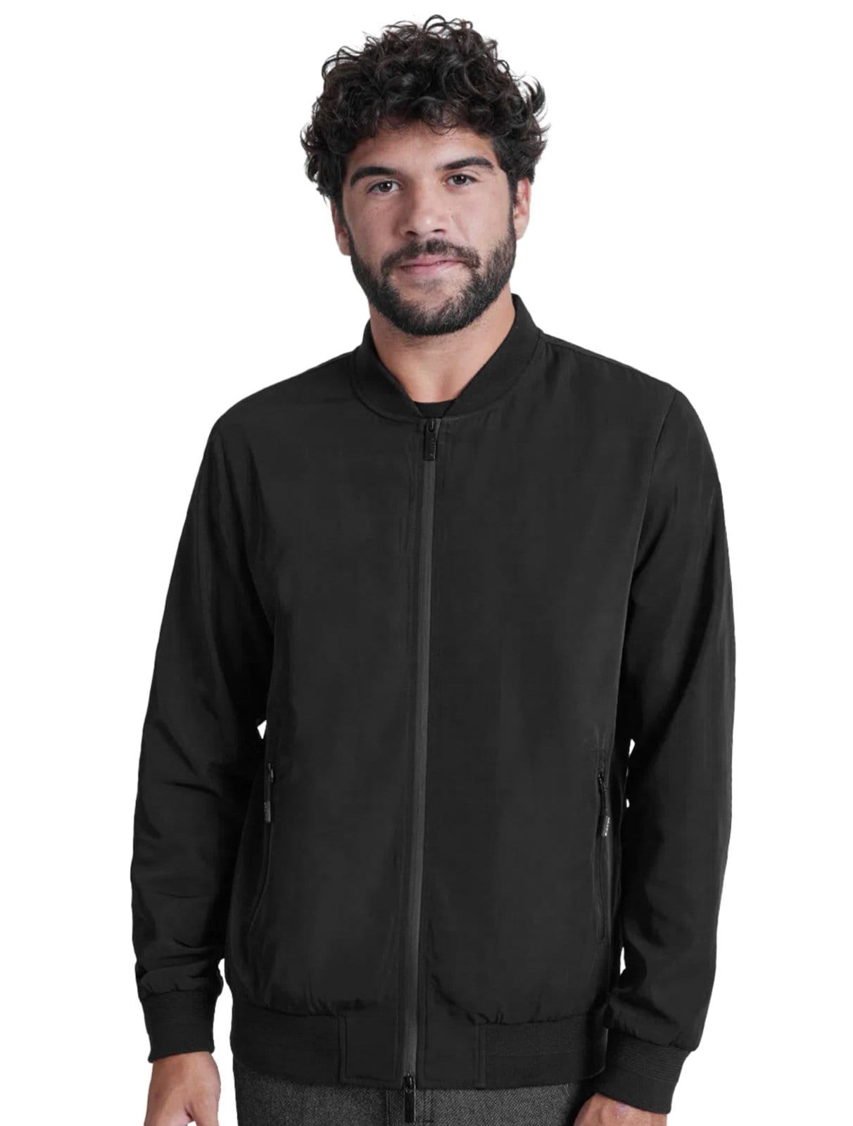 Jaqueta Aramis Masculina Nylon Bomber Liquid Repeller Preta