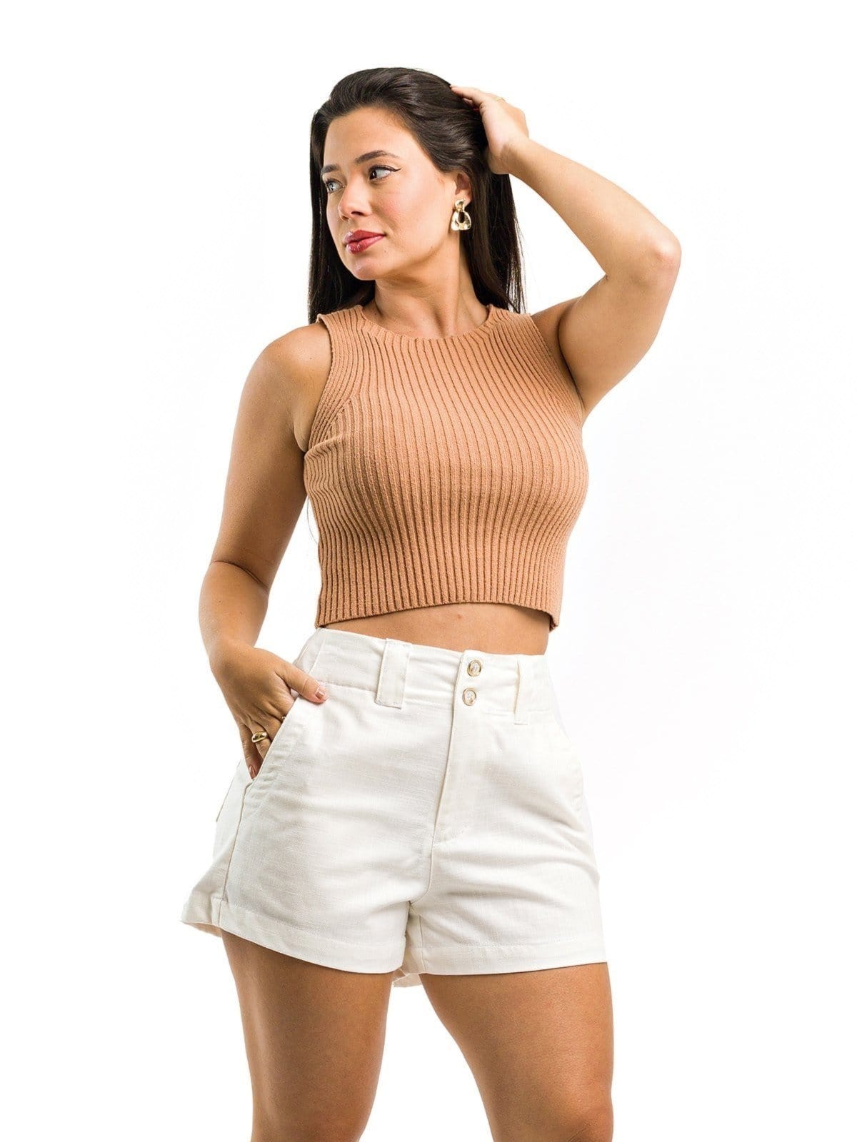 Short Restrito Jeans Alfaiataria Social Premium