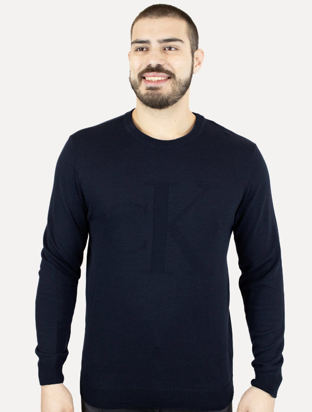 Suéter Calvin Klein Jeans Masculino Tricot Maxi CK
