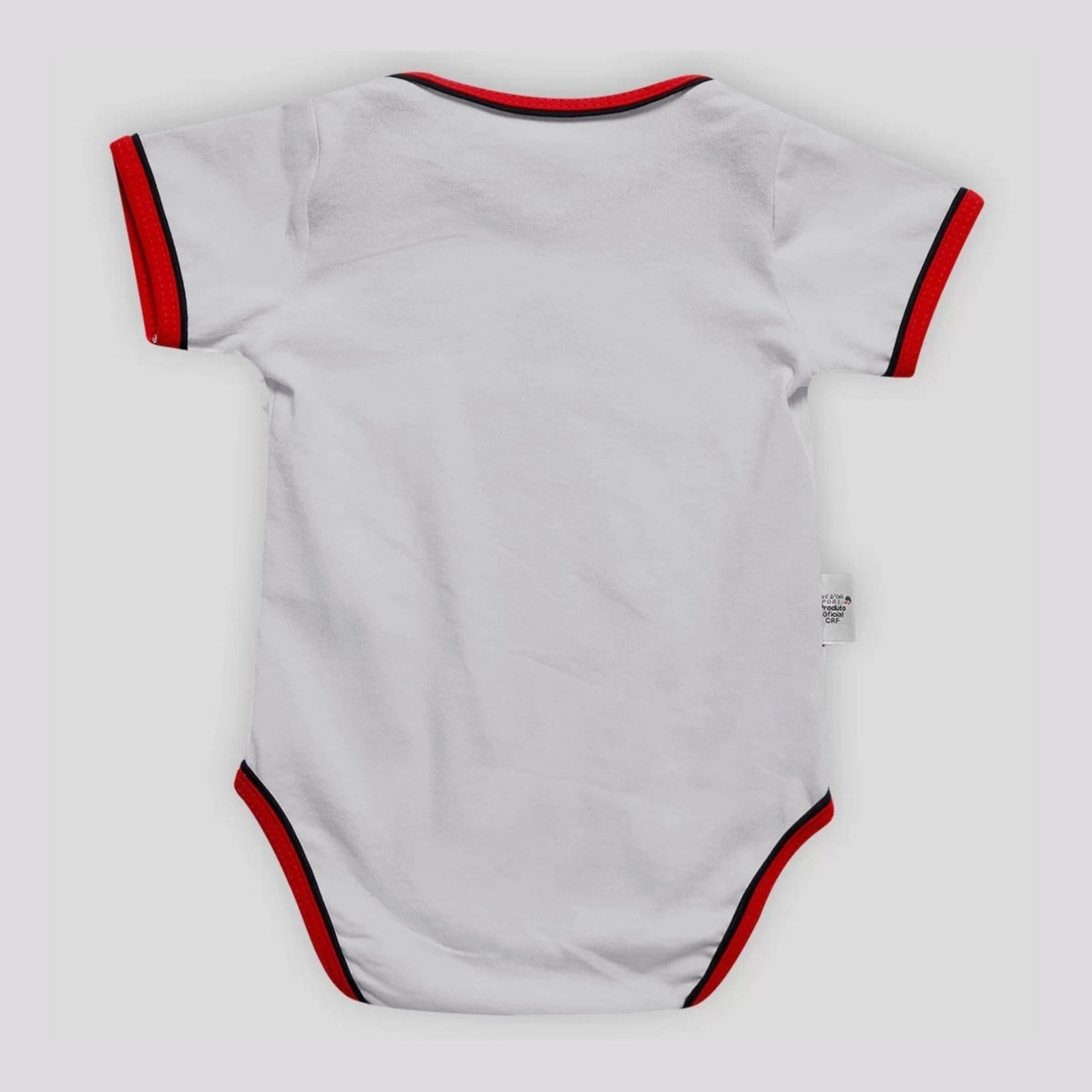 Vista 2 Body Flamengo Shield e Vermelho Reve D´or branco