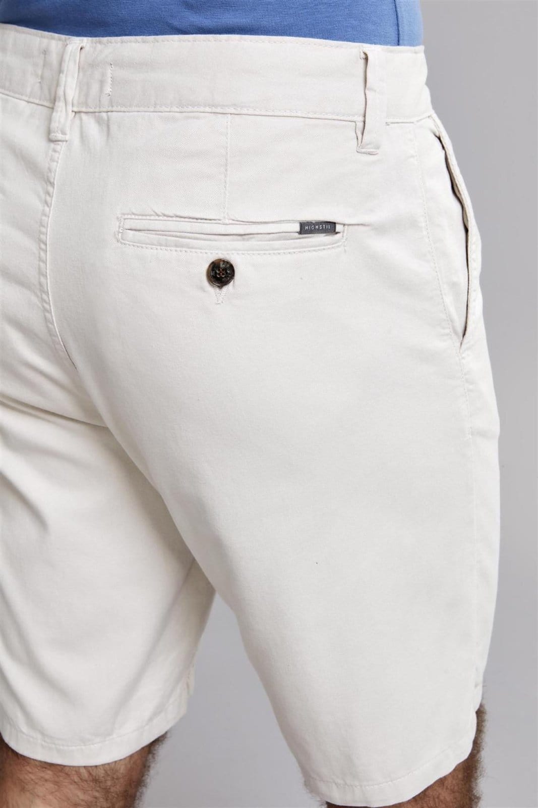 Vista 2 HIGHSTIL Bermuda Comfort Chino Areia HIGHSTIL bege