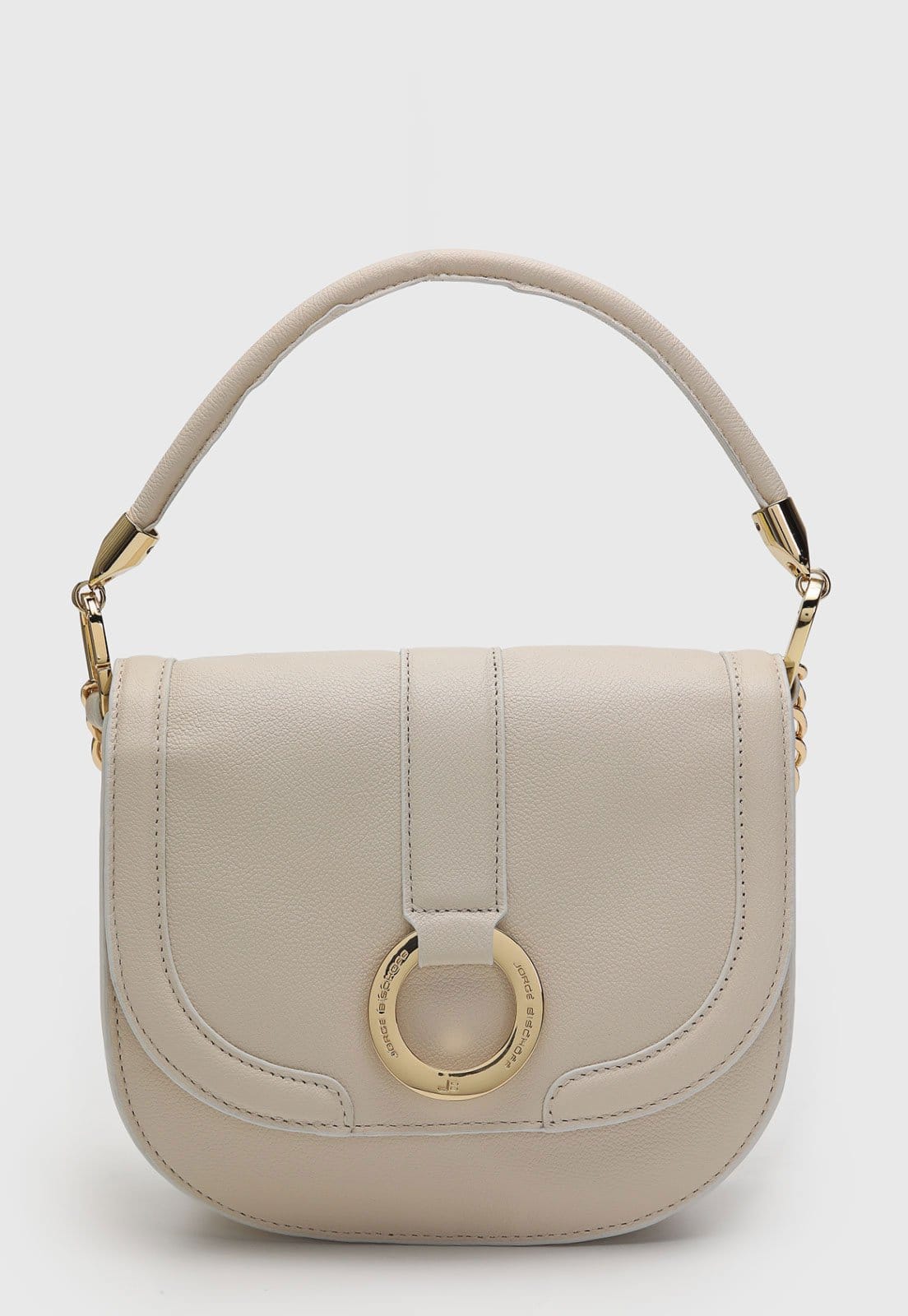 Bolsa Média Feminina Jorge Bischoff Corrente Dourada