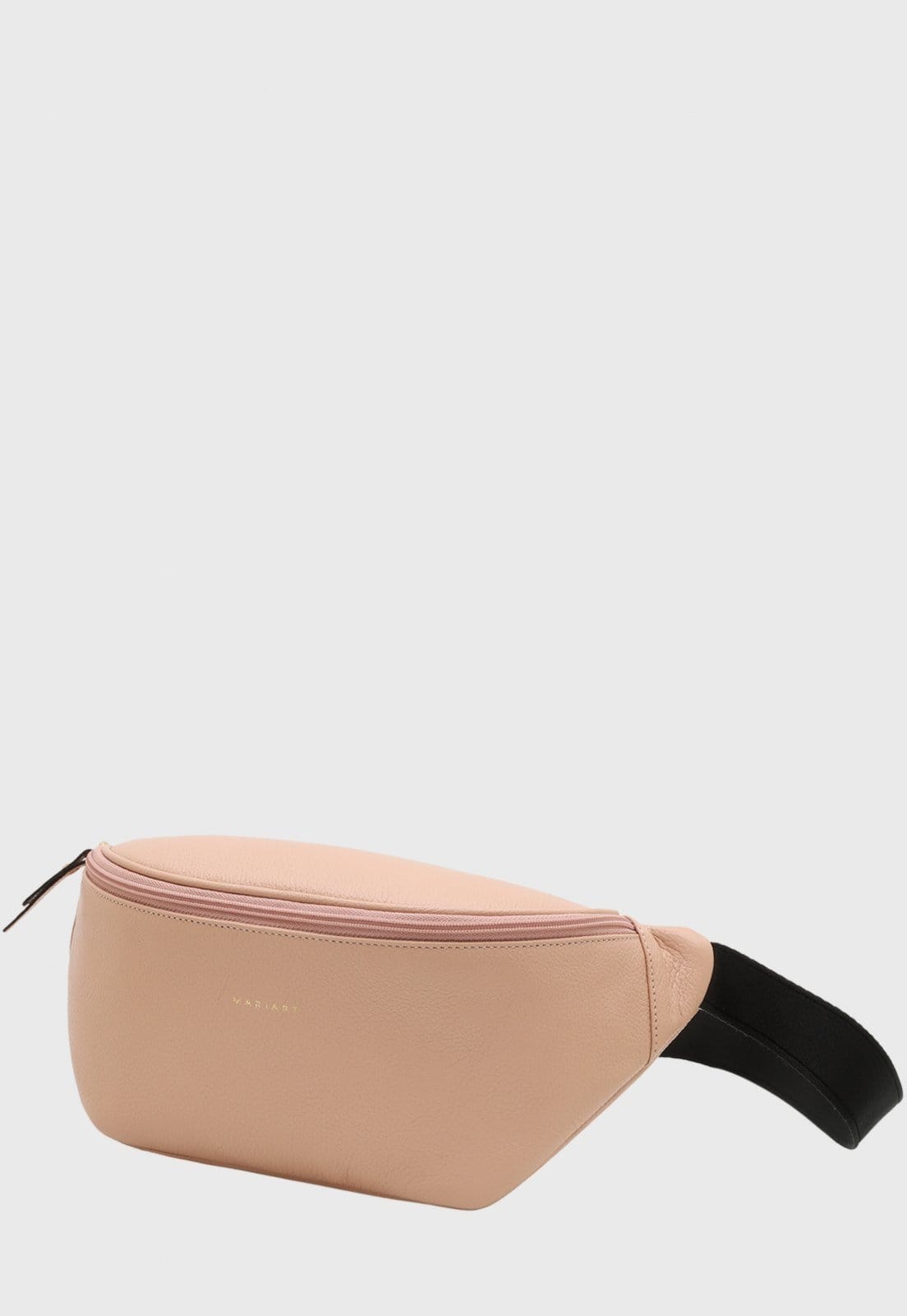 Pochete Couro Mariart Begônia Creme