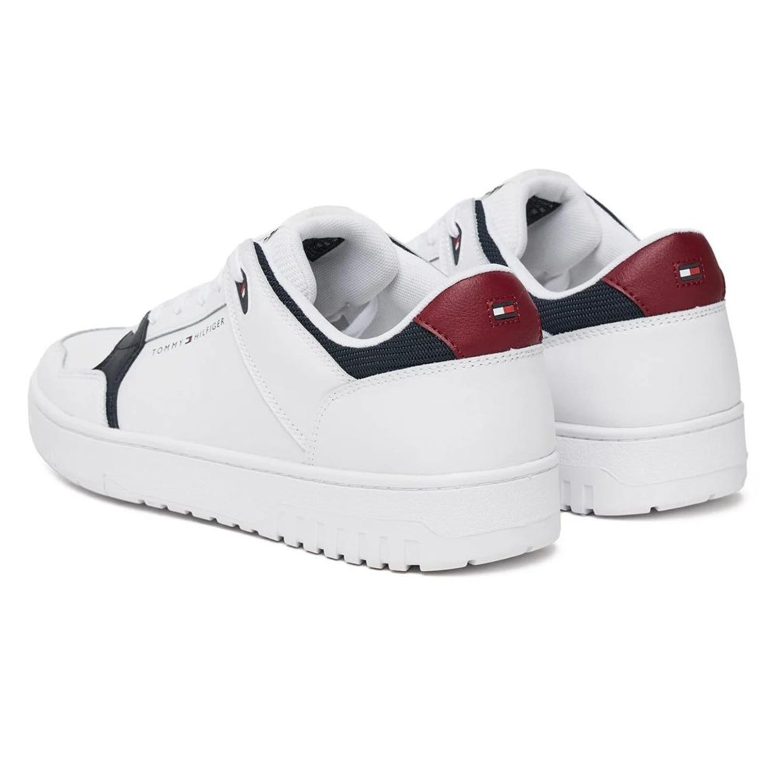 Vista 2 Tênis Tommy Hilfiger TH Basket Core Lite LTH Mix White Tommy Hilfiger branco white