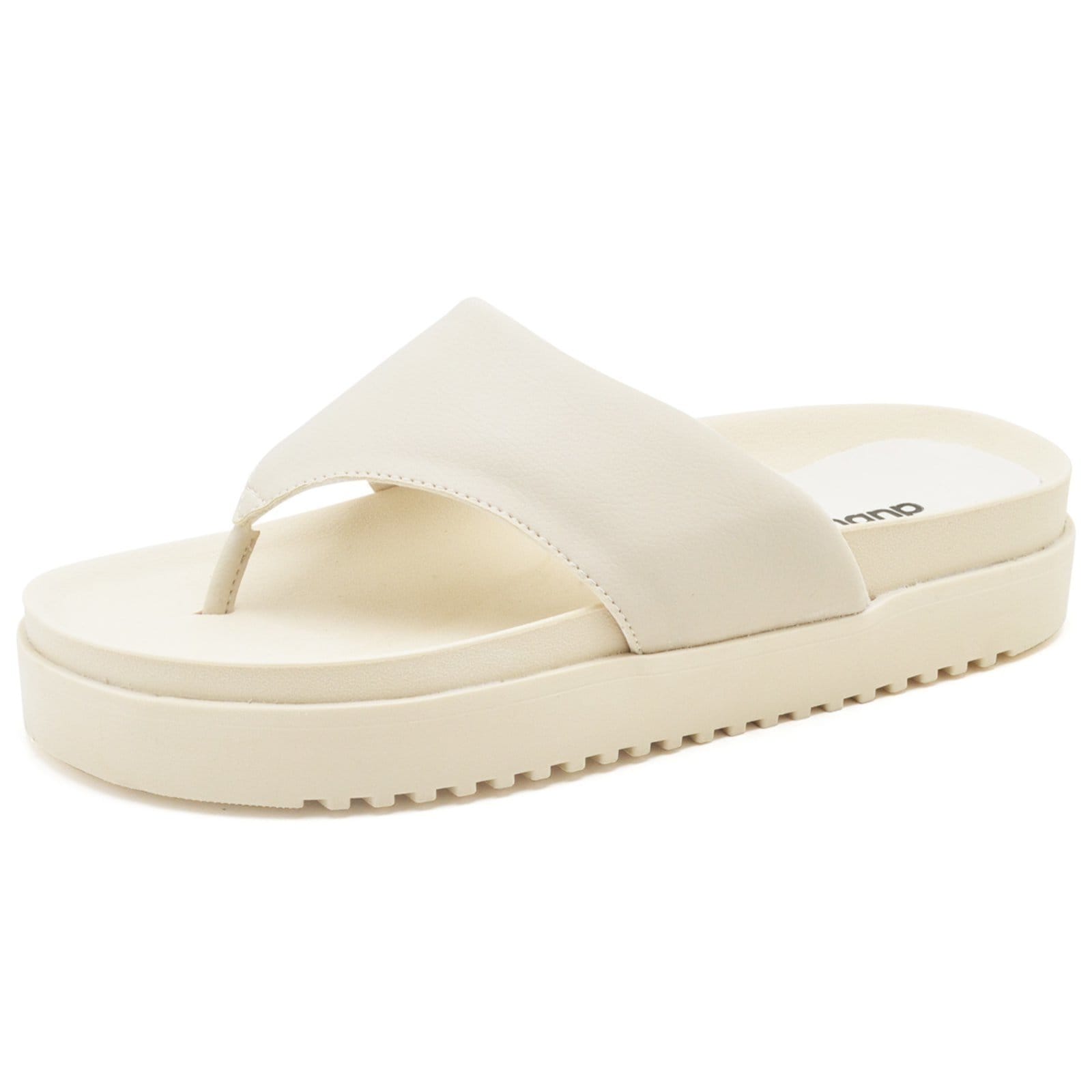 Vista 2 Sandália Feminina Papete DUBUY 2045FG Off-White DUBUY off-white white