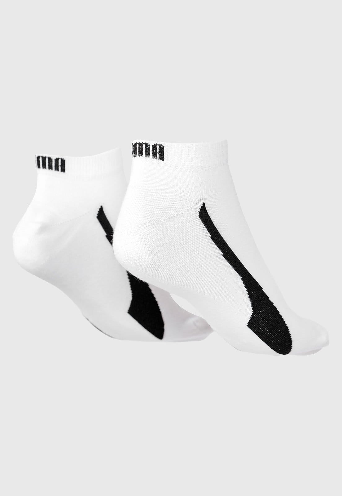 Kit 3pçs Meia Puma Soquete Logo Branca - 2